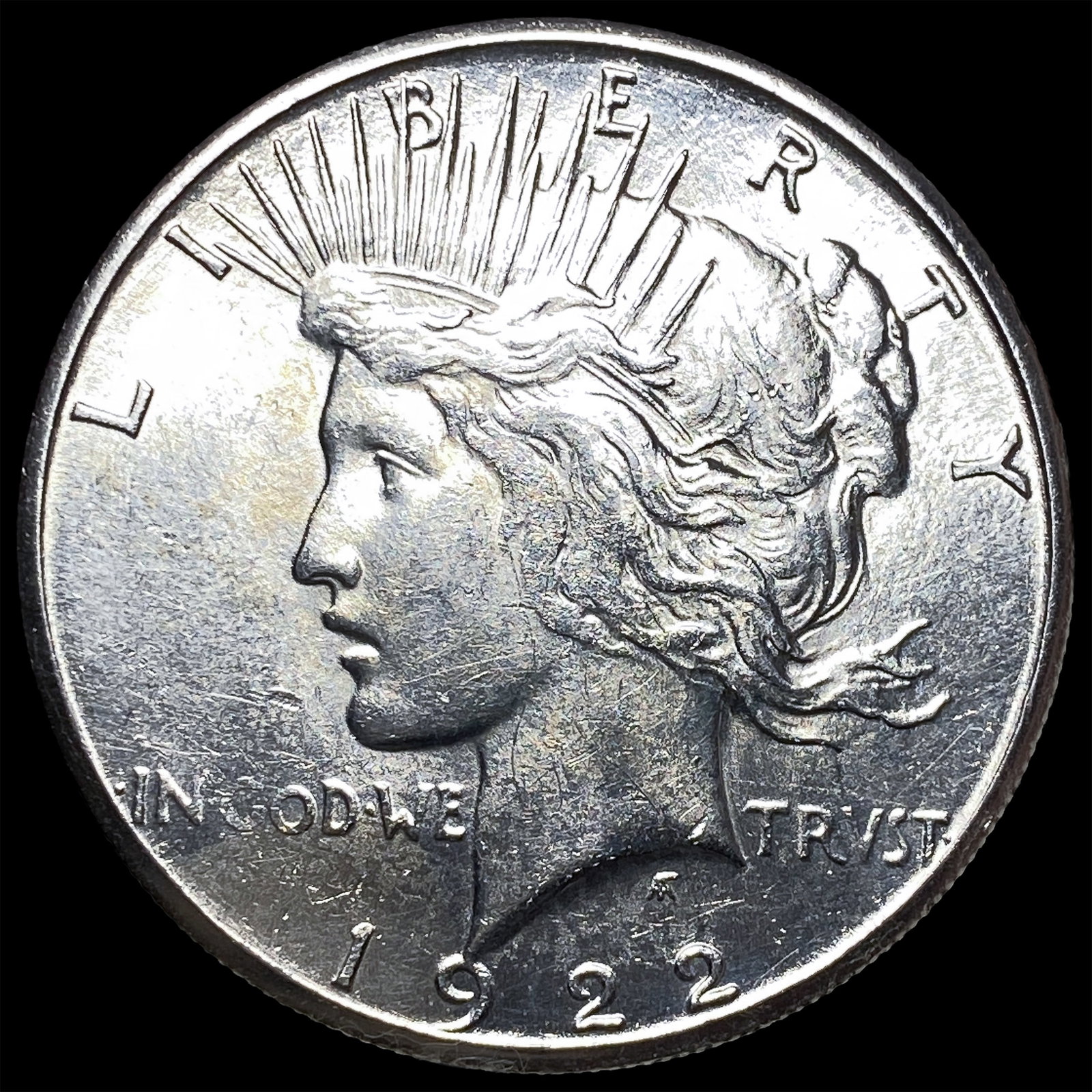 1922-S Silver Peace Dollar CHOICE BU