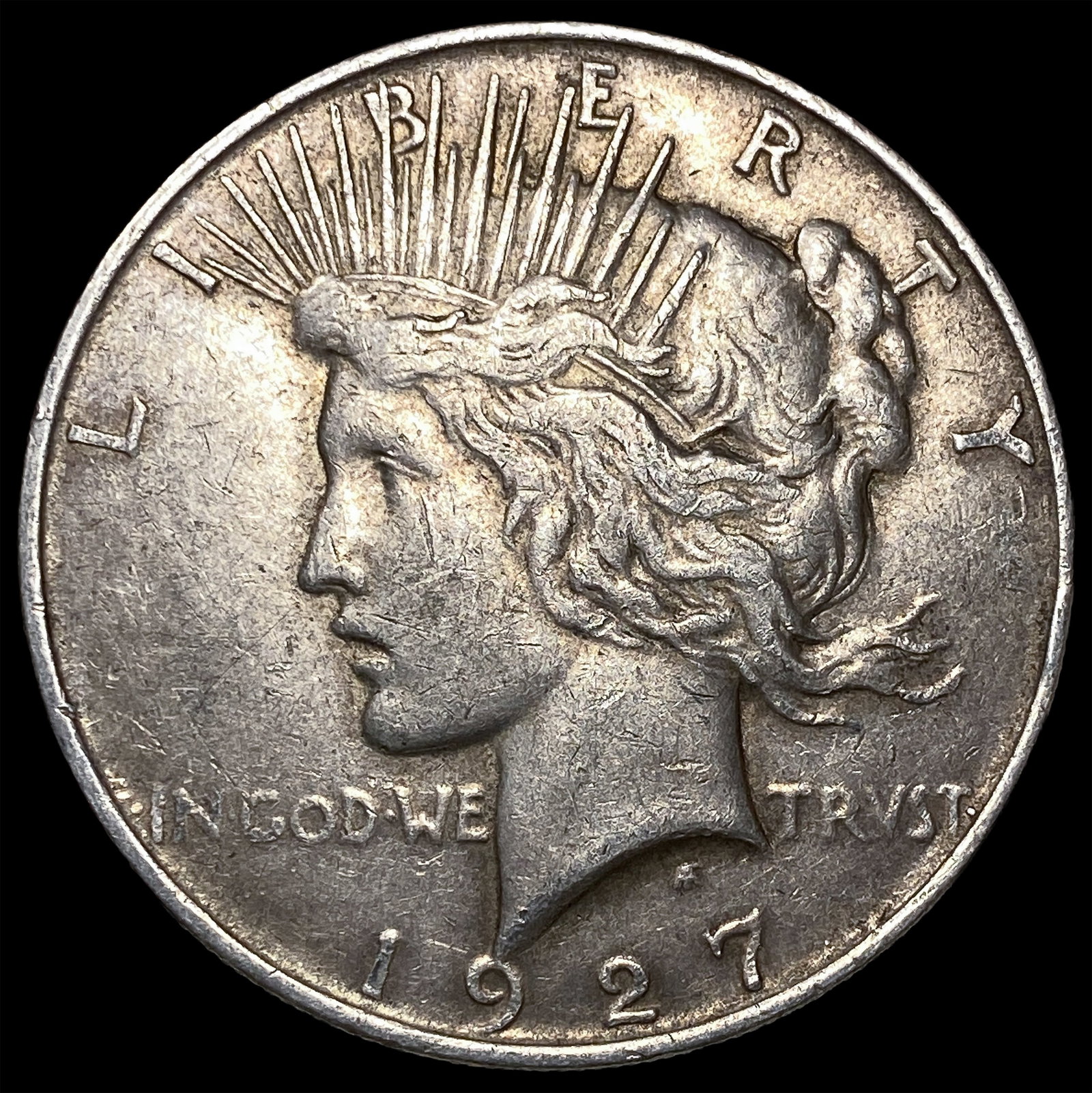 1927 Peace Silver Dollar CHOICE AU
