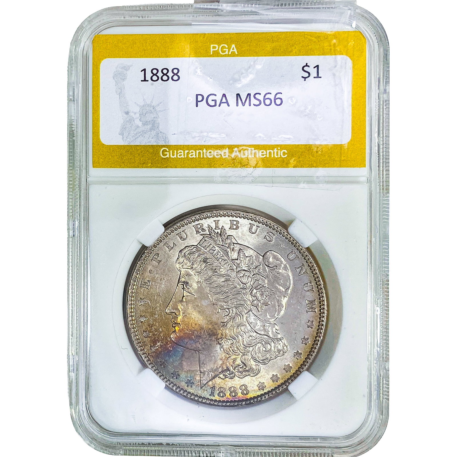 1888 Morgan Silver Dollar PGA MS66: 1888 Morgan Silver Dollar PGA MS66