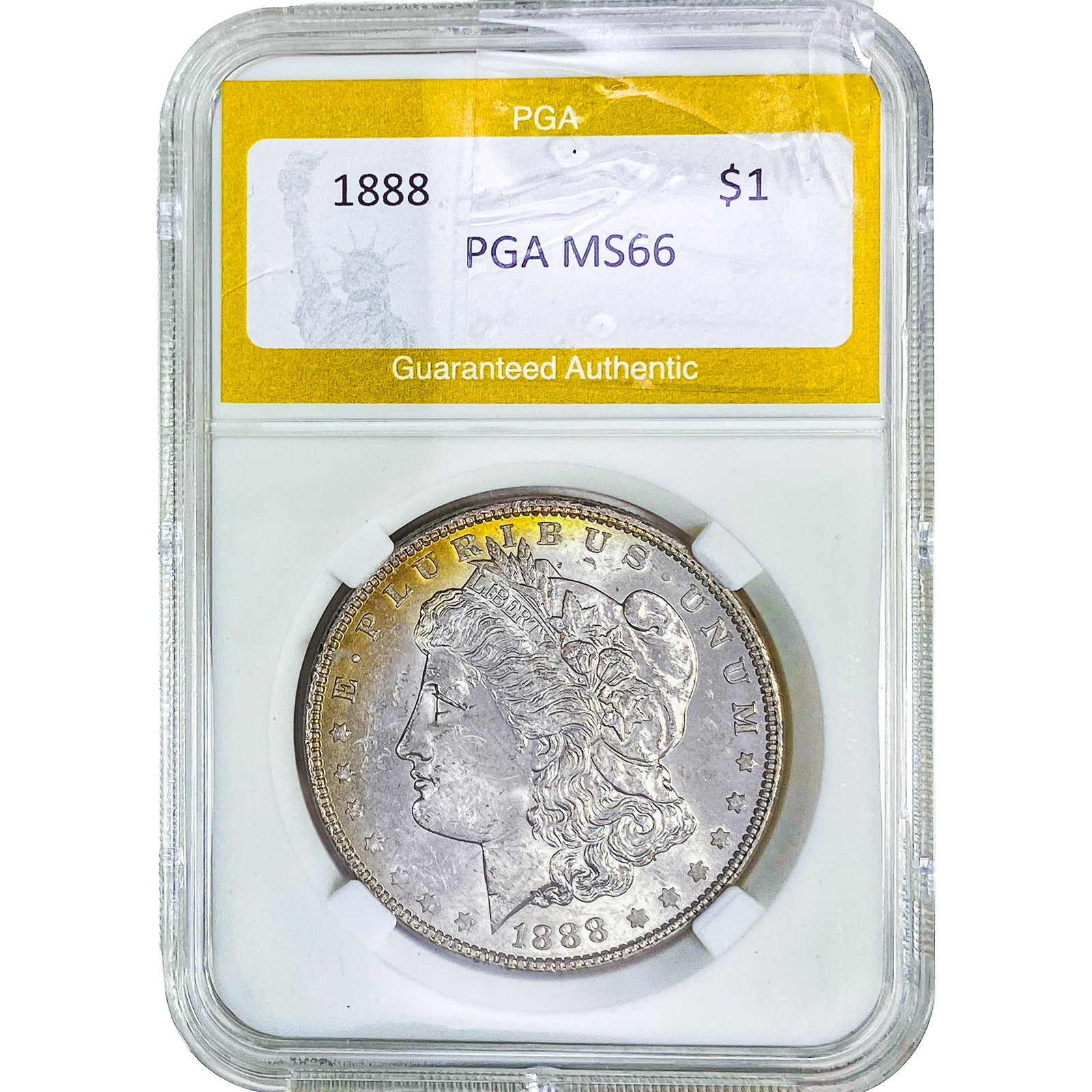 1888 Morgan Silver Dollar PGA MS66