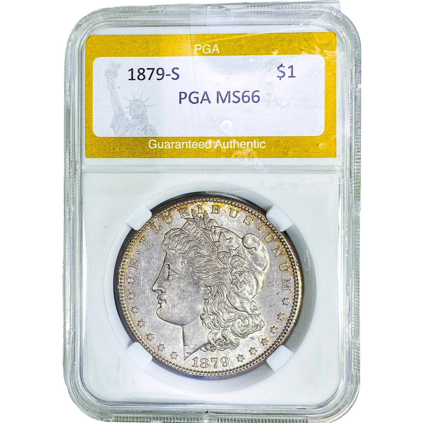 1879-S Morgan Silver Dollar PGA MS66