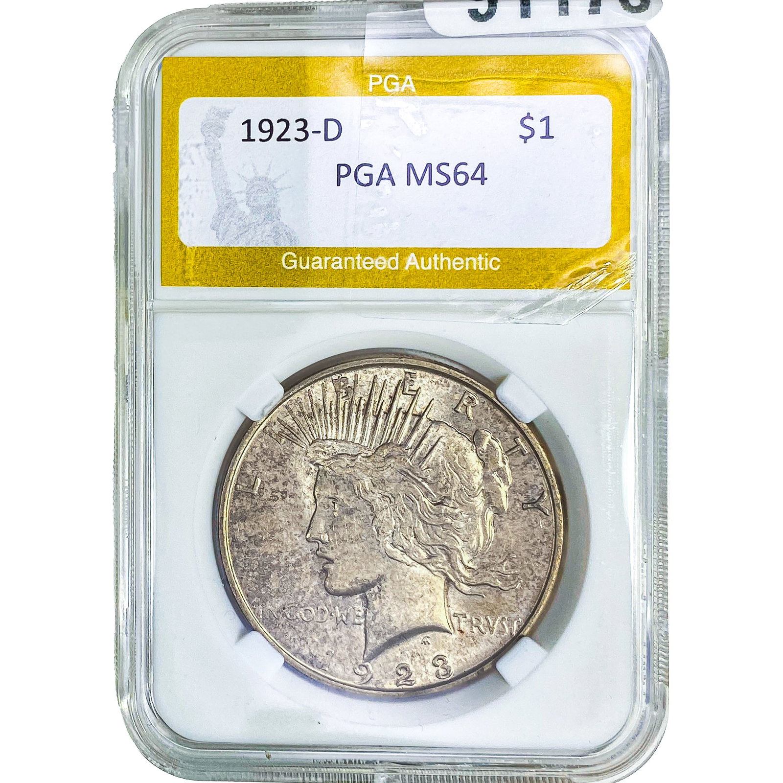 1923-D Silver Peace Dollar PGA MS64 (1 of 2)
