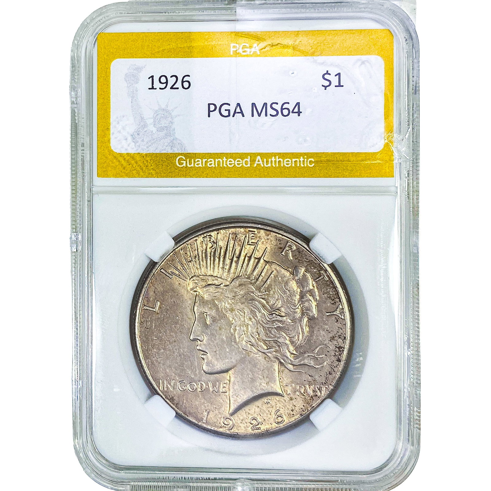 1926 Silver Peace Dollar PGA MS64