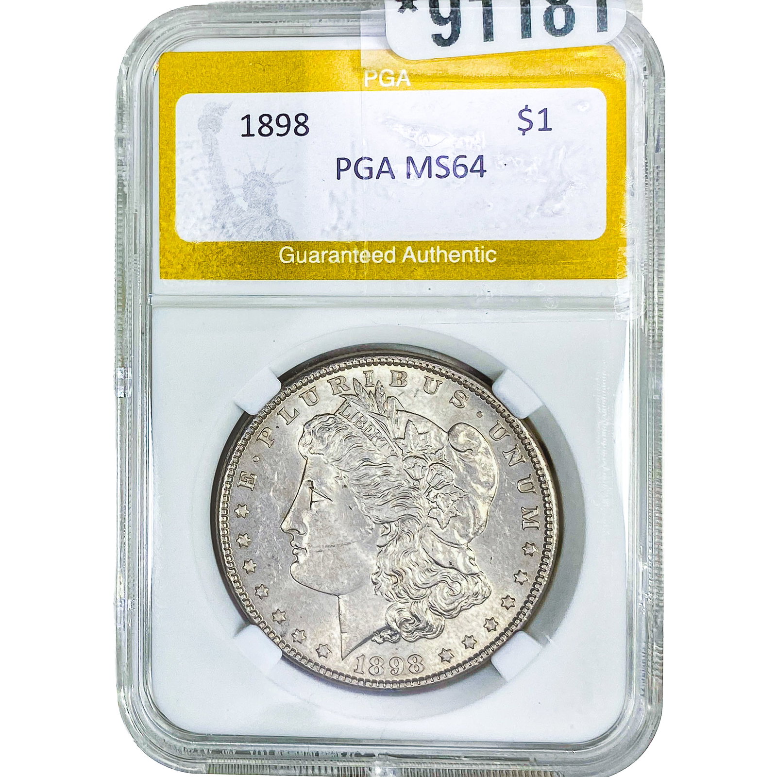 1898 Morgan Silver Dollar PGA MS64