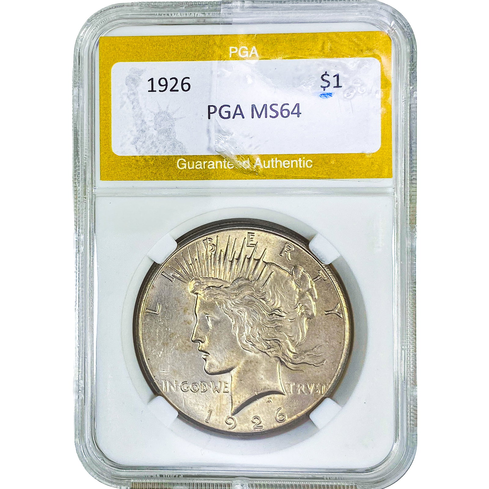 1926 Silver Peace Dollar PGA MS64