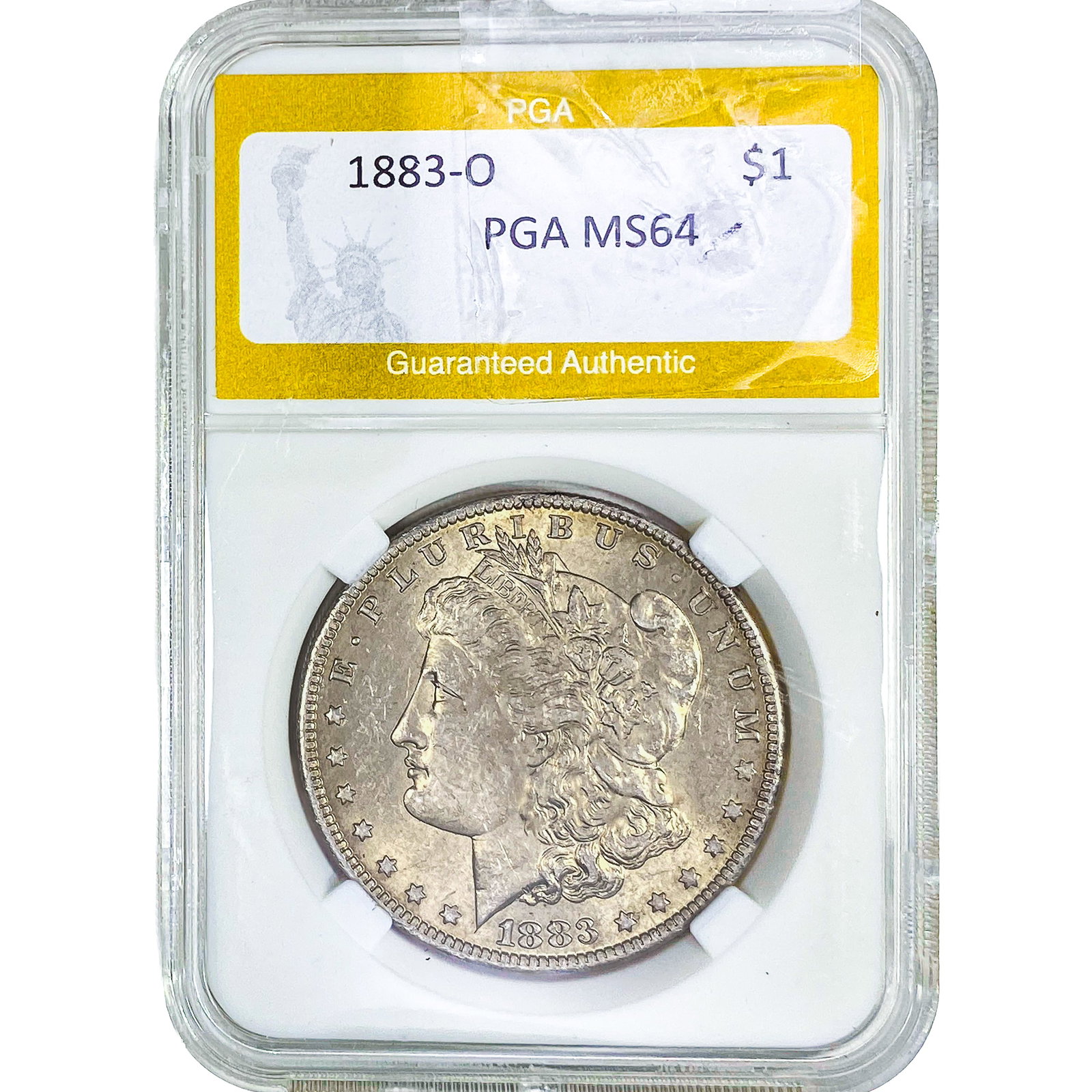 1883-O Morgan Silver Dollar PGA MS64