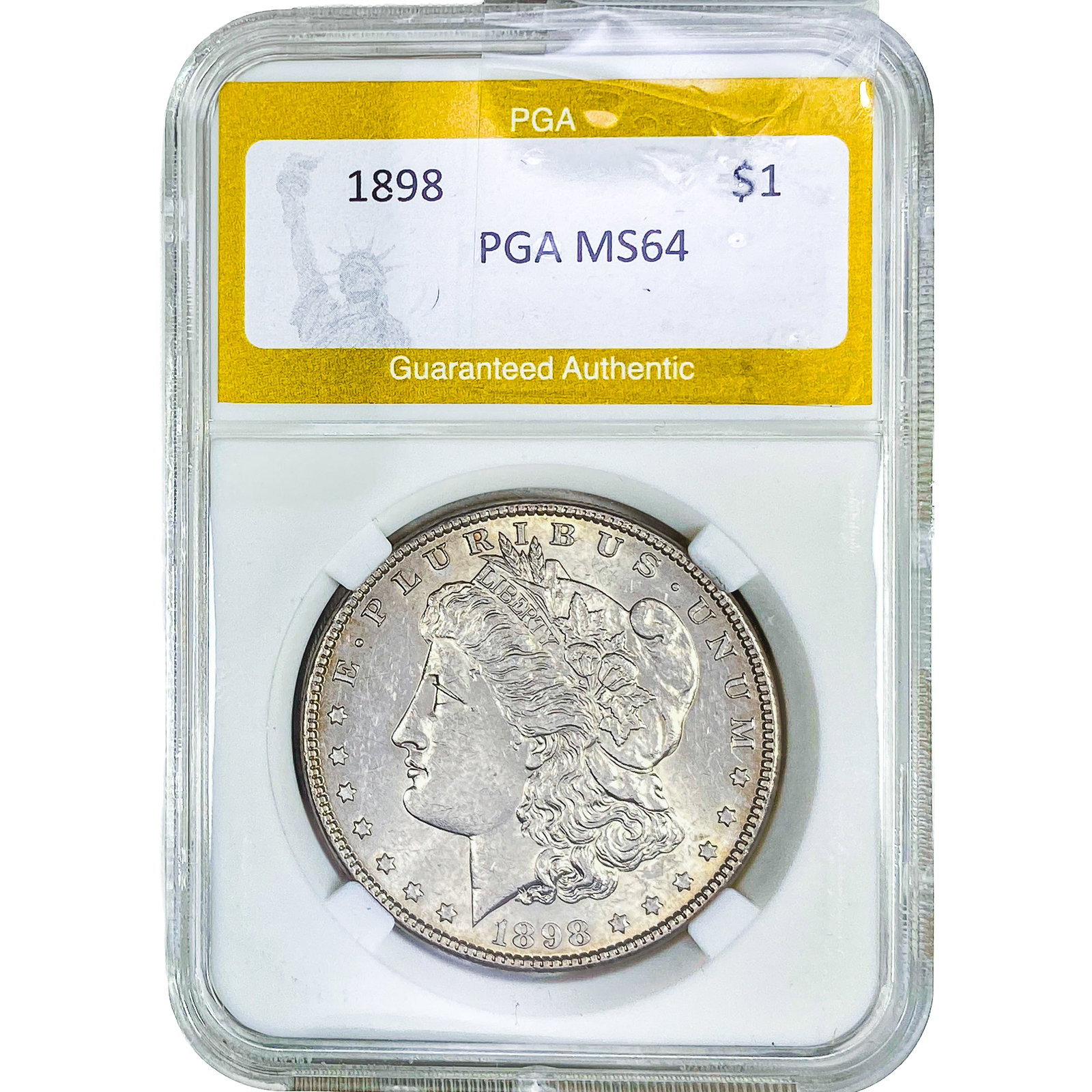 1898 Morgan Silver Dollar PGA MS64