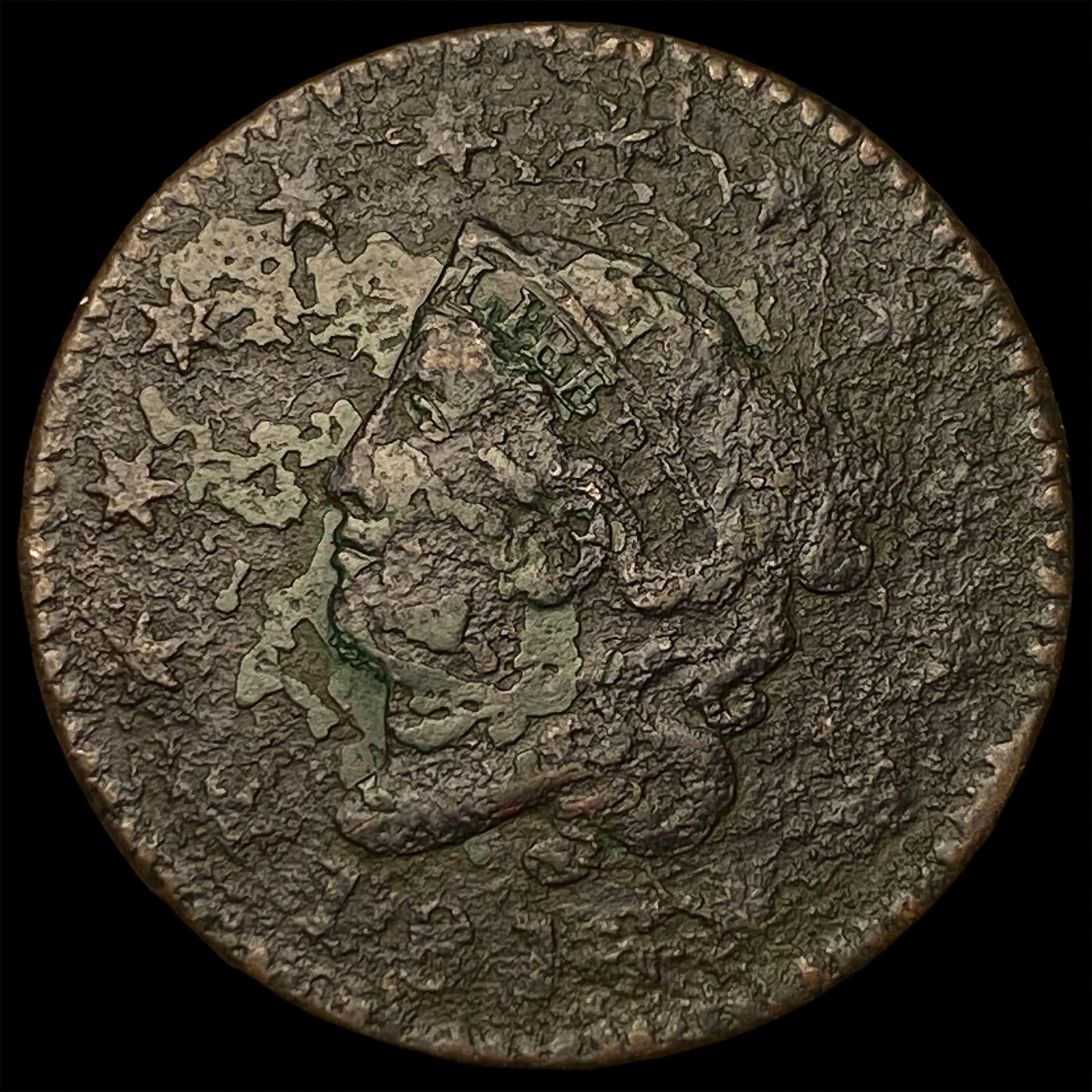 1847 BN Braided Hair Large Cent LIGHTLY CIRCULATED: 1847 BN Braided Hair Large Cent LIGHTLY CIRCULATED