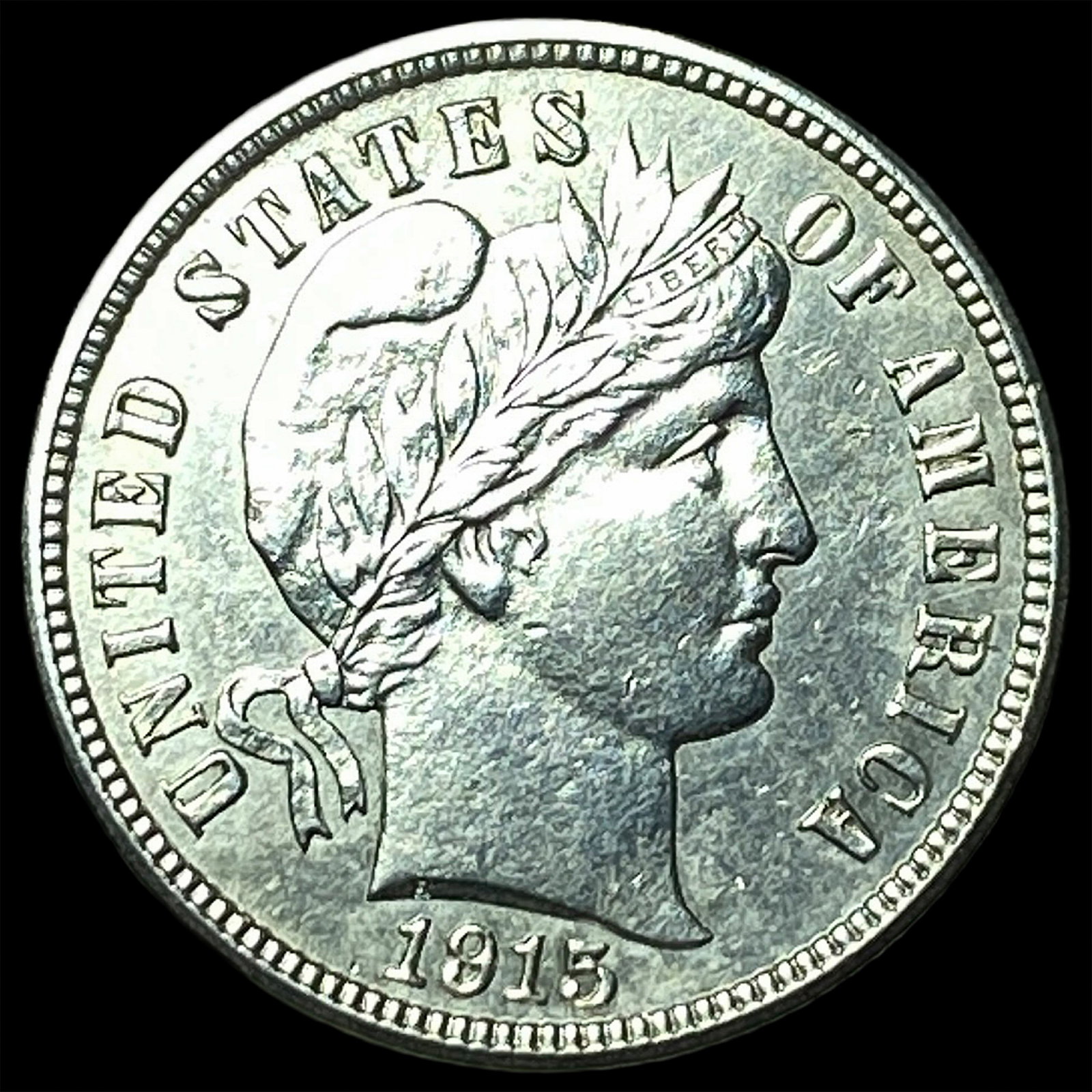 1915-S Silver Barber Dime UNCIRCULATED (1 of 2)