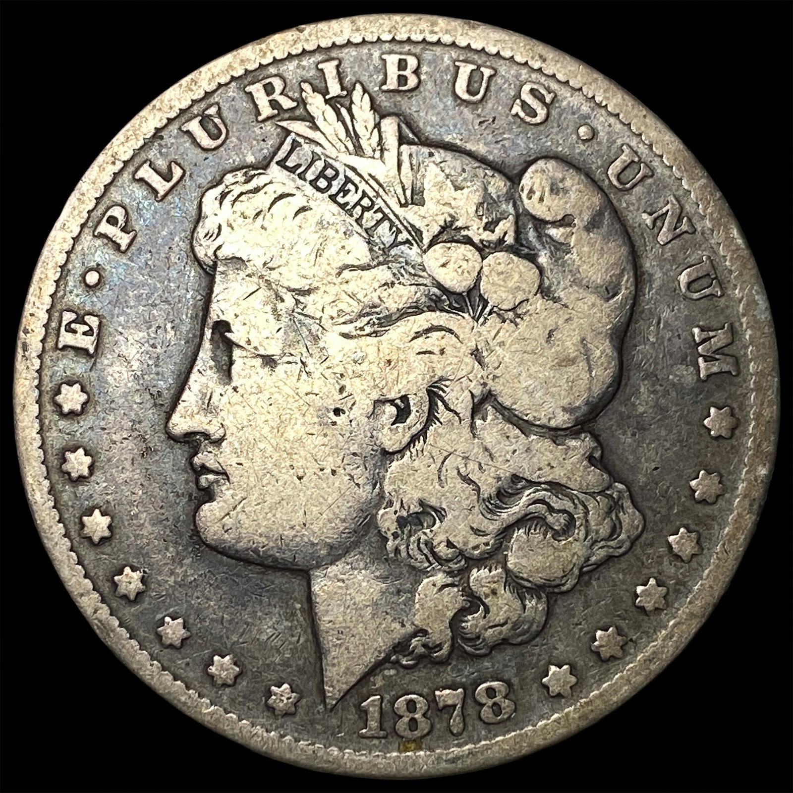 1878-S Silver Morgan Dollar LIGHTLY CIRCULATED: 1878-S Silver Morgan Dollar LIGHTLY CIRCULATED