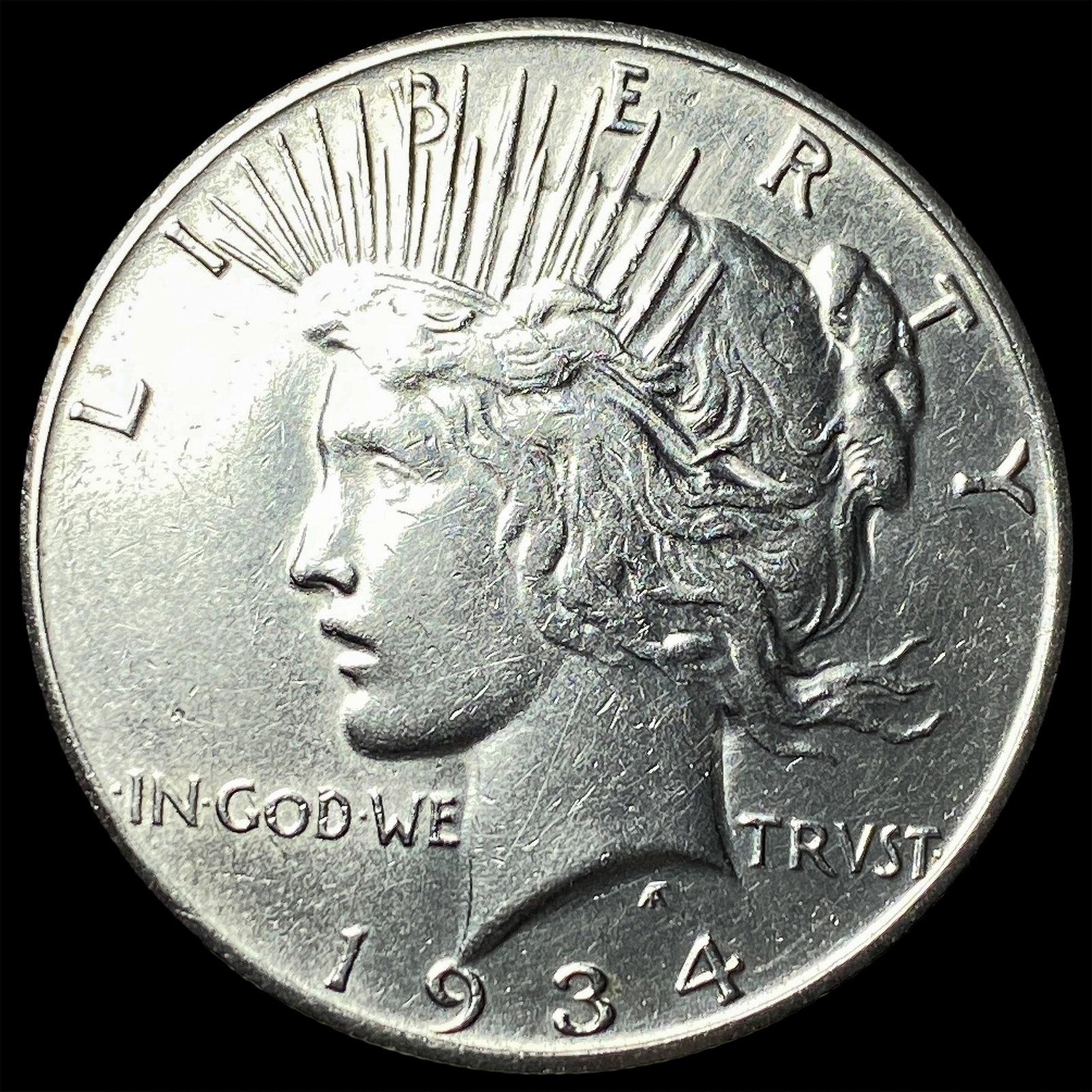 1934 Silver Peace Dollar UNCIRCULATED: 1934 Silver Peace Dollar UNCIRCULATED