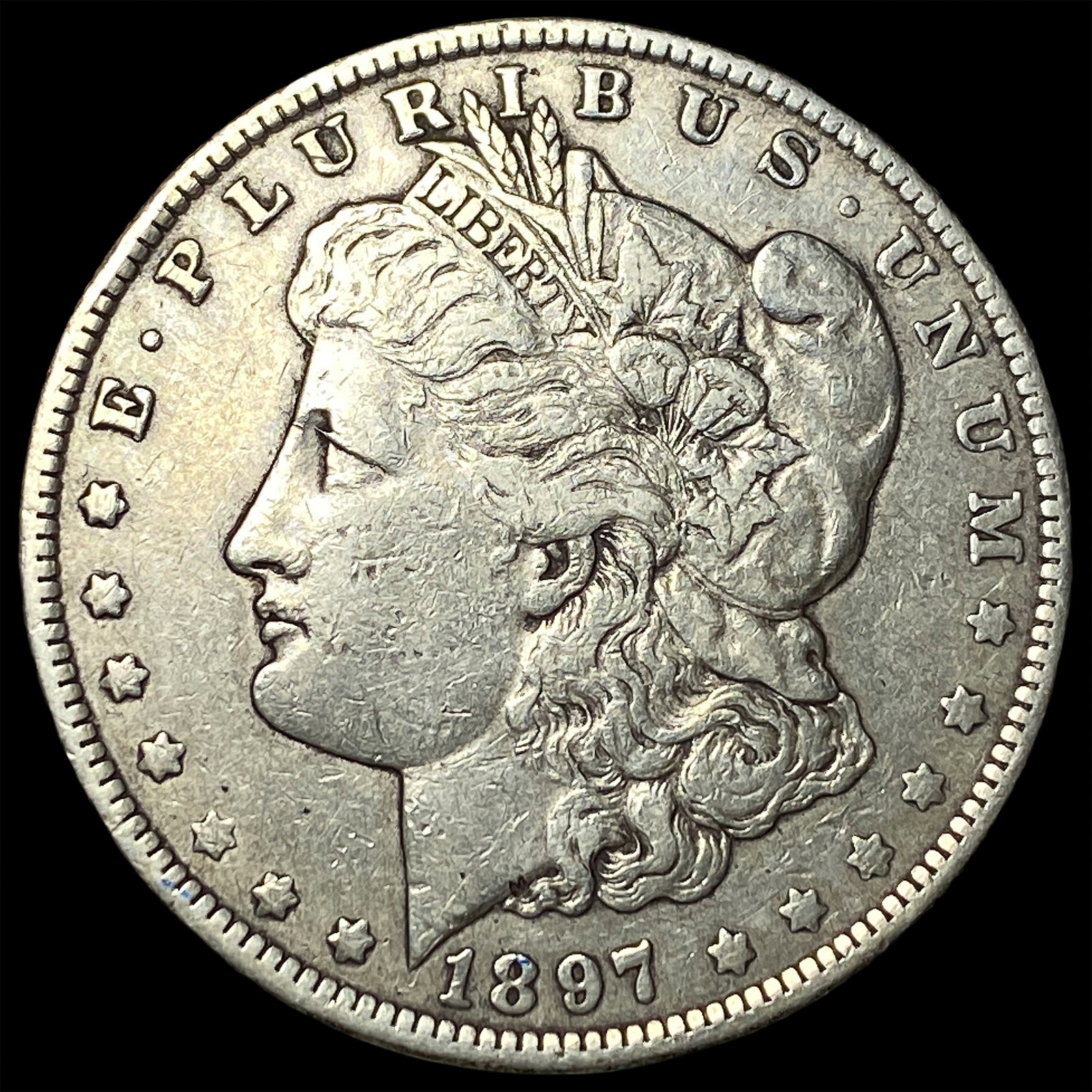 1897-O Silver Morgan Dollar NEARLY UNCIRCULATED: 1897-O Silver Morgan Dollar NEARLY UNCIRCULATED