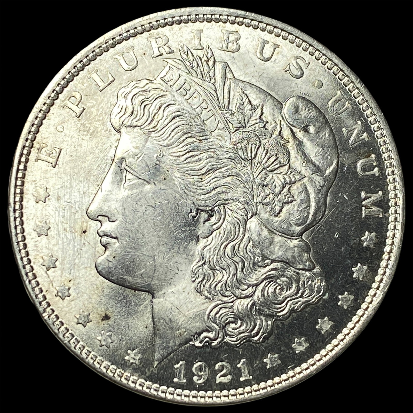 1921 Silver Morgan Dollar CHOICE BU: 1921 Silver Morgan Dollar CHOICE BU