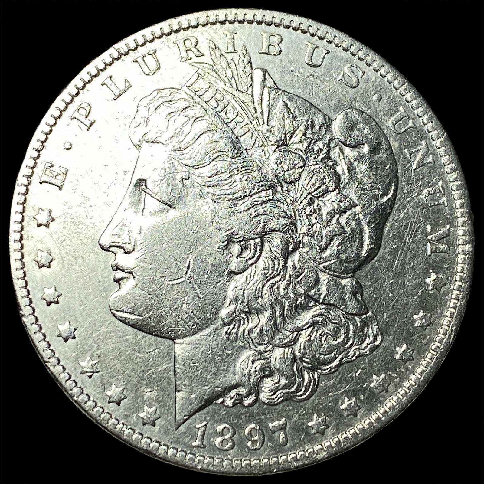 1897-O Silver Morgan Dollar CLOSELY UNCIRCULATED: 1897-O Silver Morgan Dollar CLOSELY UNCIRCULATED
