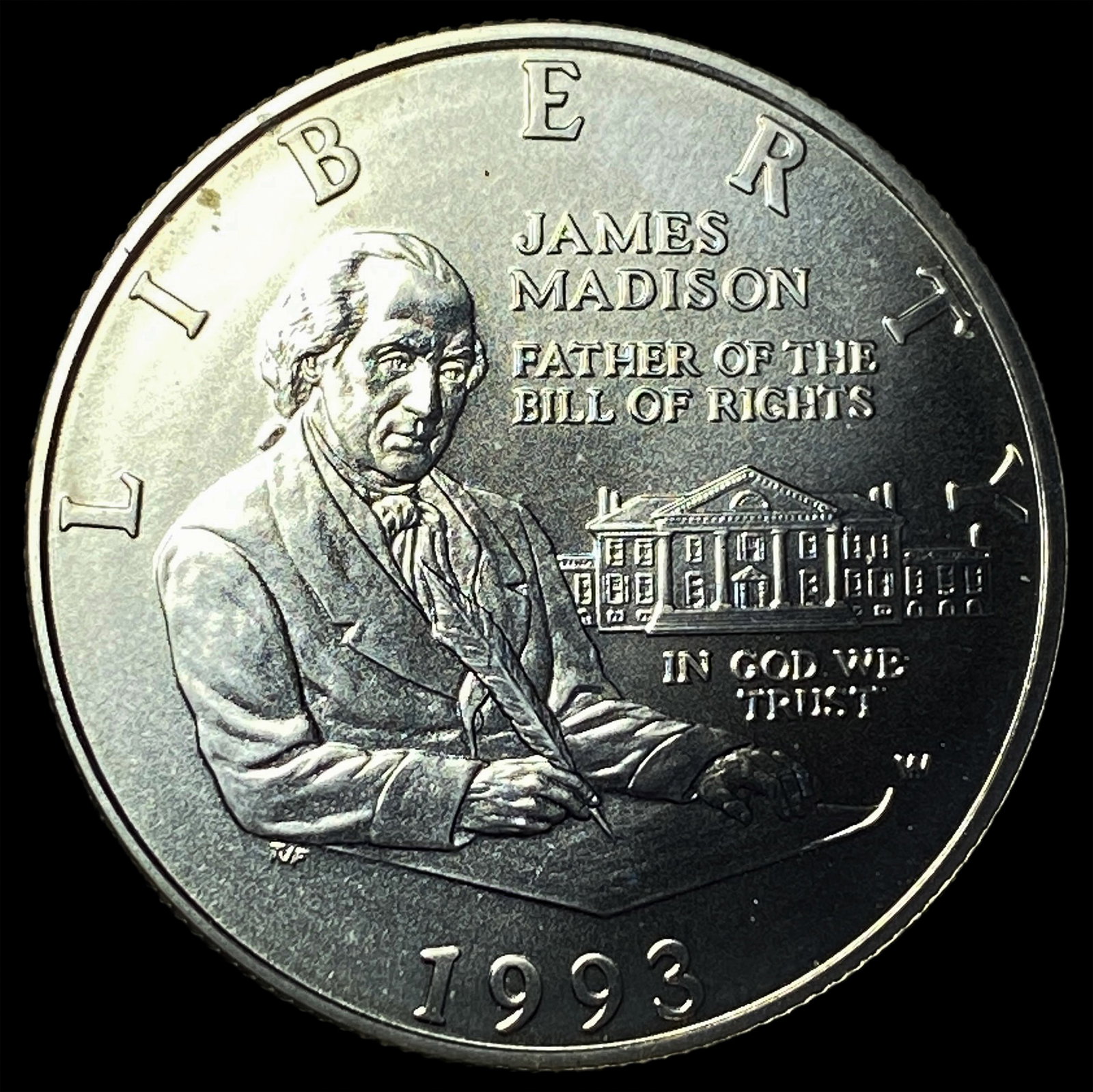 1993 Bill of Rights Clad Half Dollar GEM BU: 1993 Bill of Rights Clad Half Dollar GEM BU