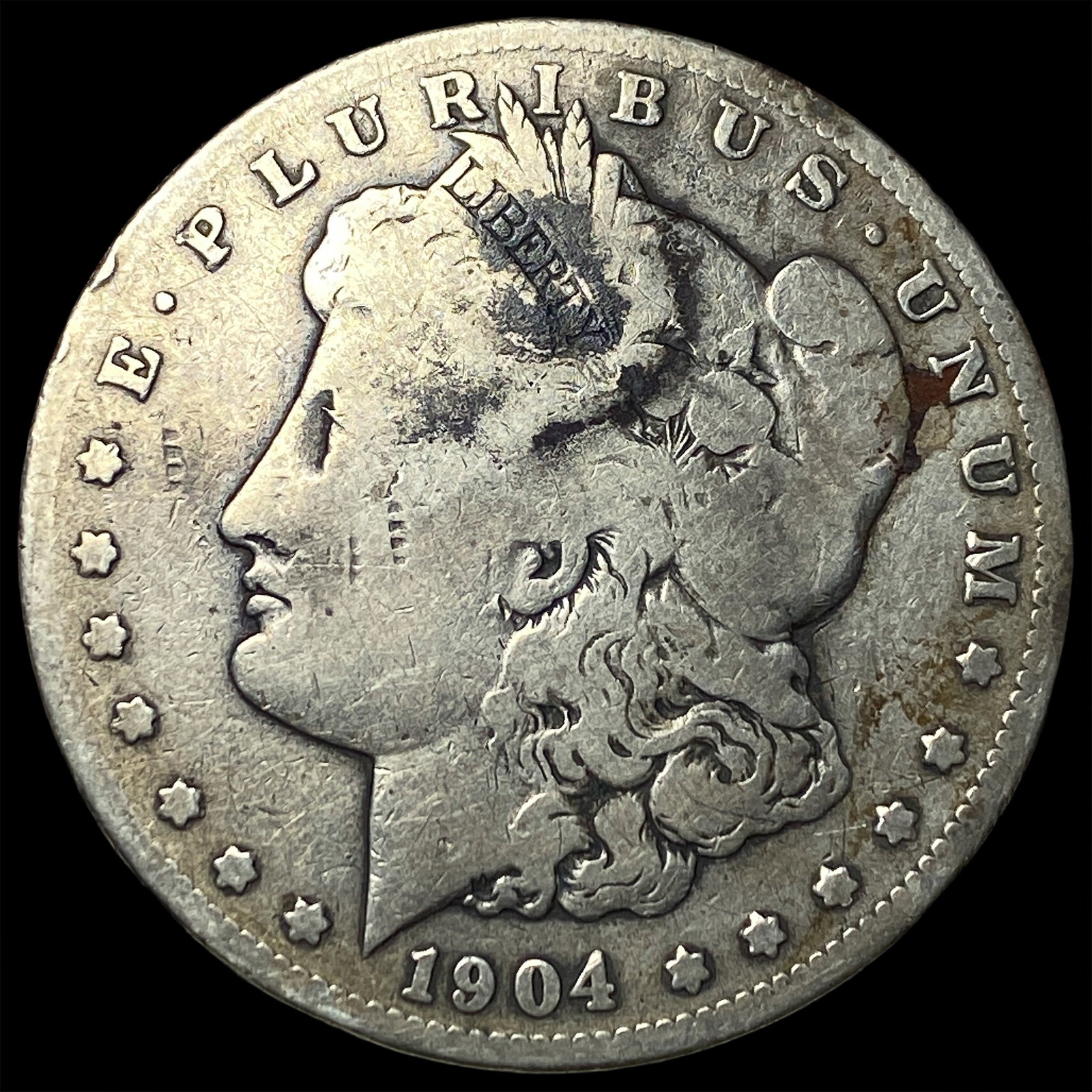 1904-S Silver Morgan Dollar NICELY CIRCULATED: 1904-S Silver Morgan Dollar NICELY CIRCULATED