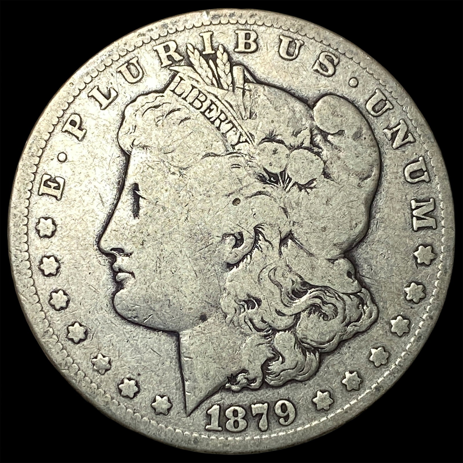 1879-CC Silver Morgan Dollar NICELY CIRCULATED: 1879-CC Silver Morgan Dollar NICELY CIRCULATED