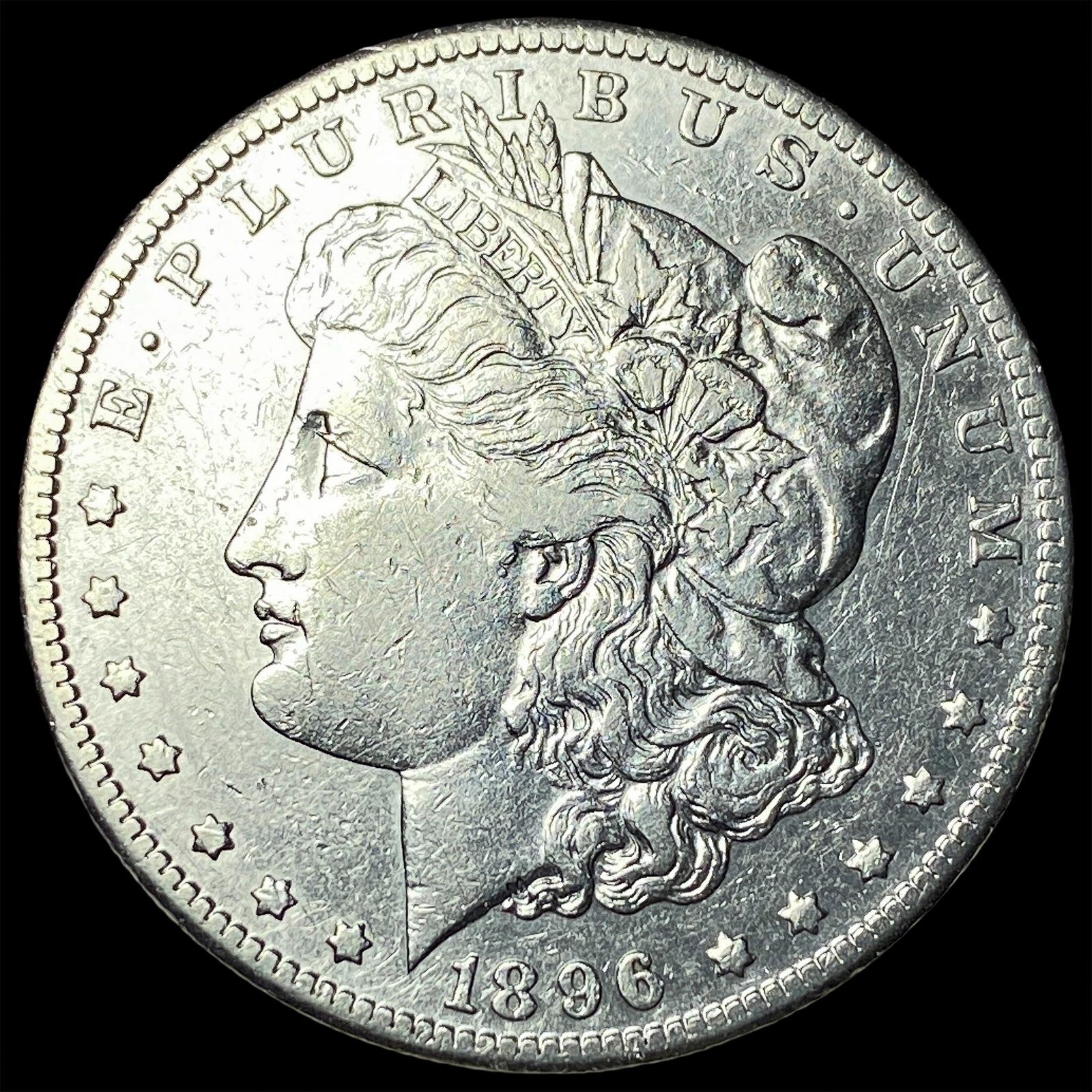 1896 Morgan Silver Dollar CLOSELY UNCIRCULATED: 1896 Morgan Silver Dollar CLOSELY UNCIRCULATED