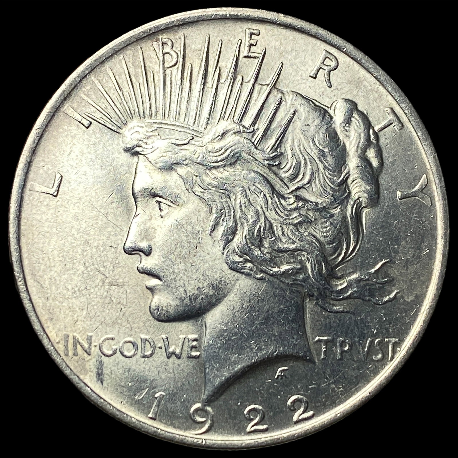 1922 Silver Peace Dollar GEM BU: 1922 Silver Peace Dollar GEM BU
