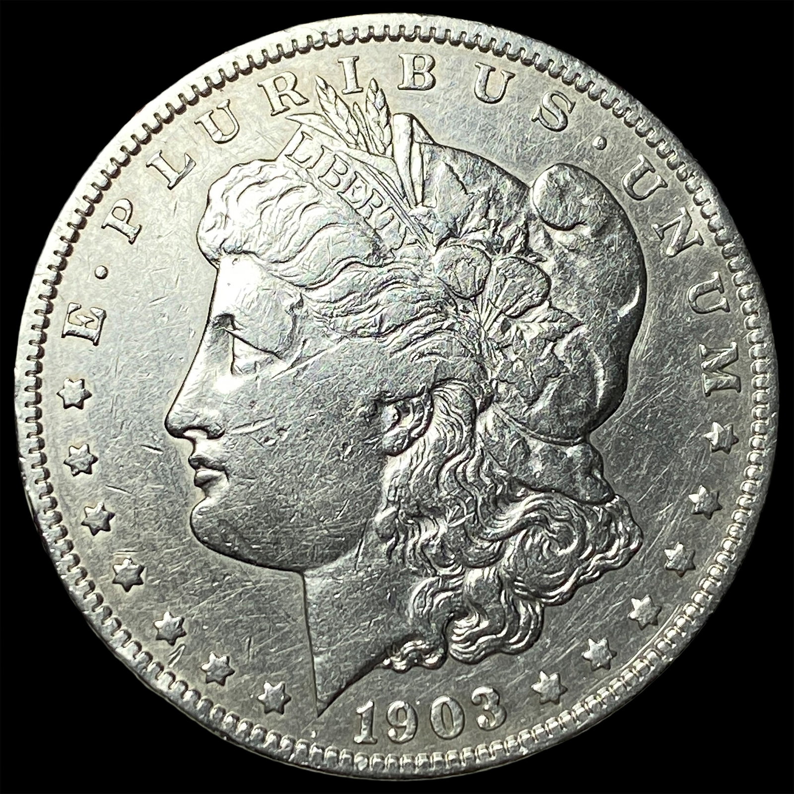 1903-O Silver Morgan Dollar NEARLY UNCIRCULATED: 1903-O Silver Morgan Dollar NEARLY UNCIRCULATED