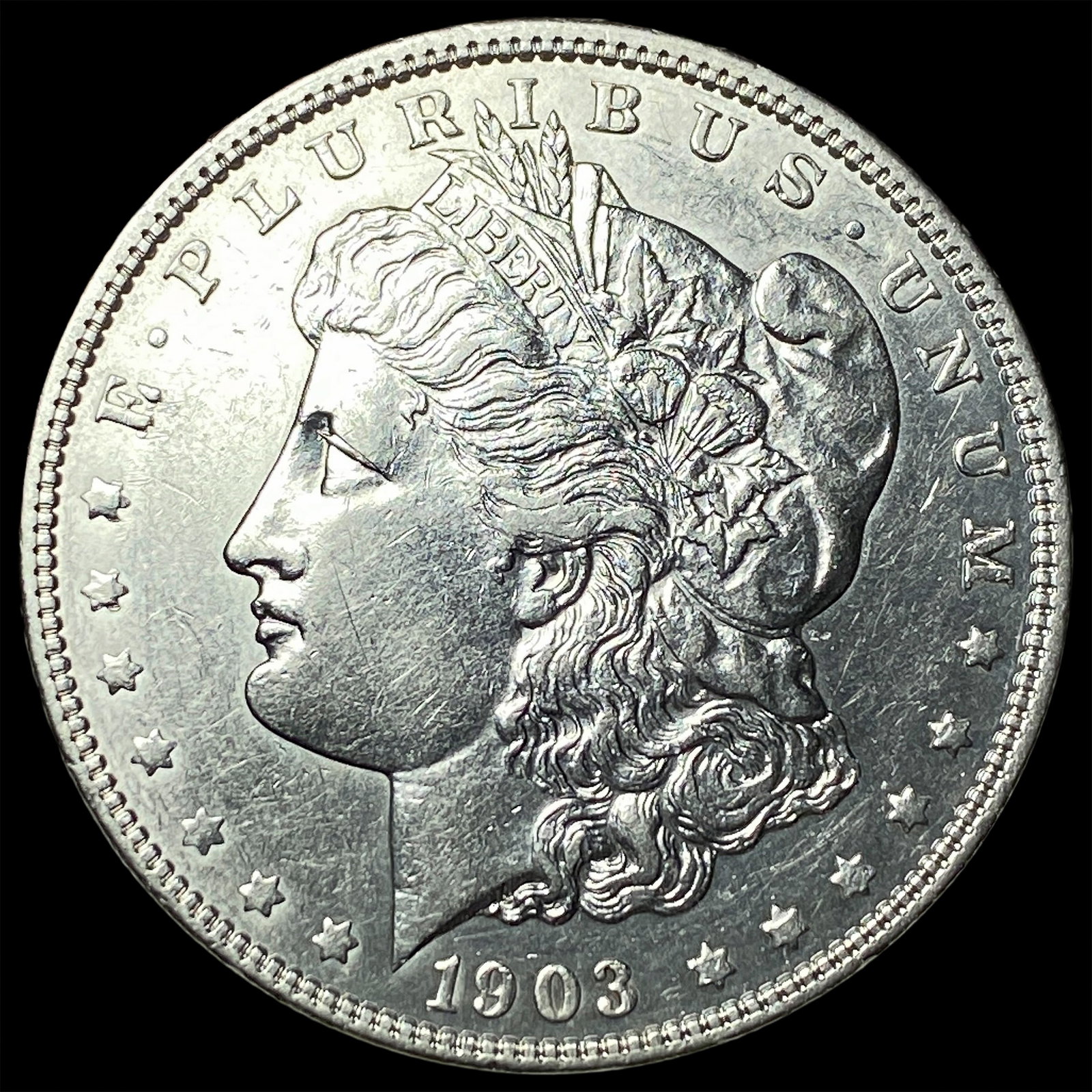 1903 Silver Morgan Dollar CHOICE AU: 1903 Silver Morgan Dollar CHOICE AU