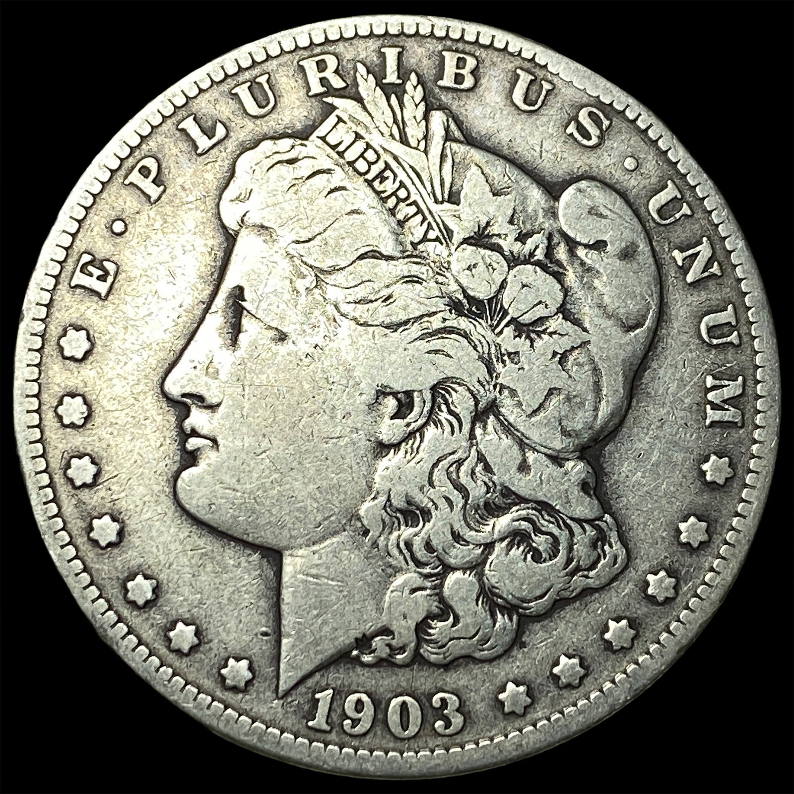 1903-S Silver Morgan Dollar LIGHTLY CIRCULATED: 1903-S Silver Morgan Dollar LIGHTLY CIRCULATED
