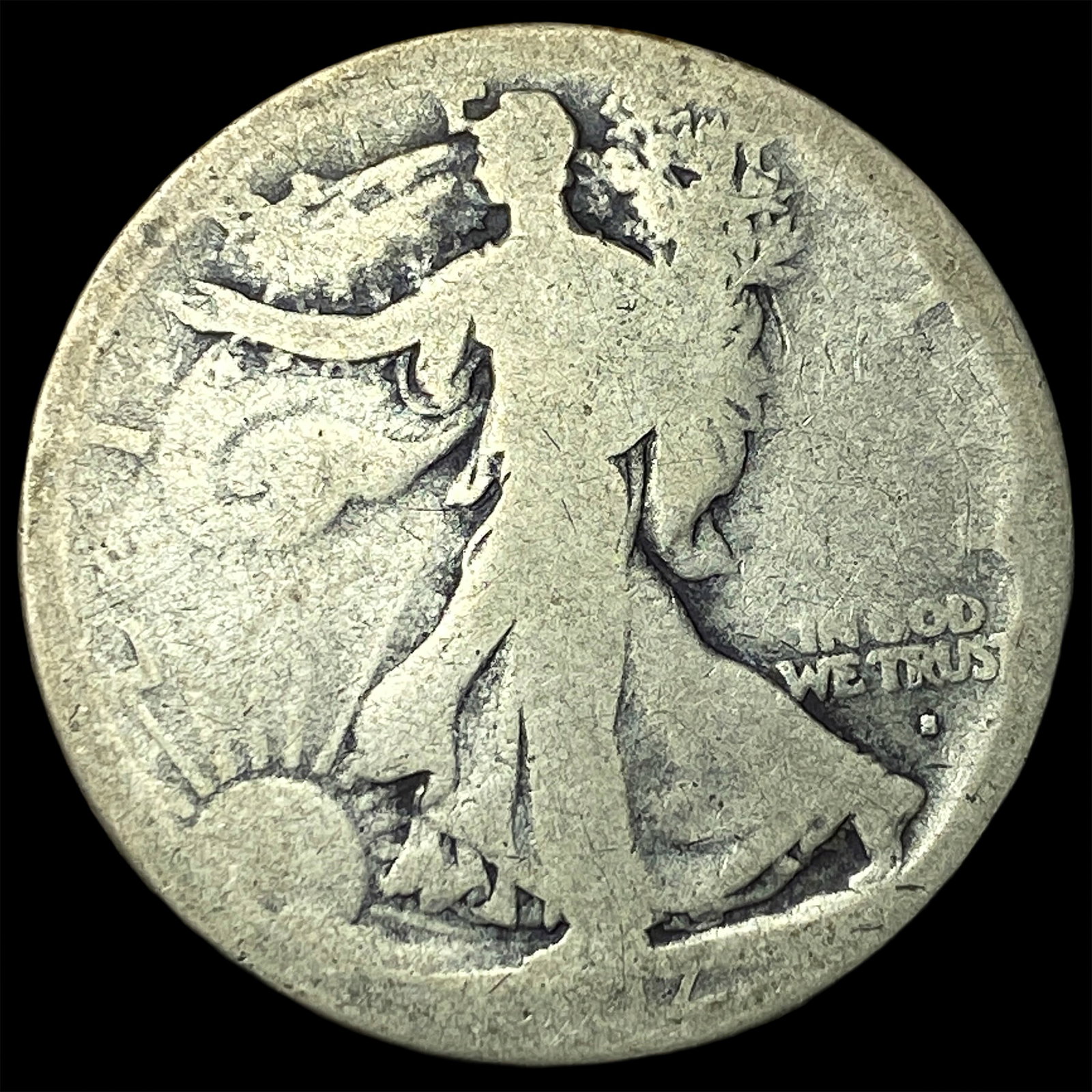 Walking Liberty Half Dollar 1917. NICELY CIRCULATED: Walking Liberty Half Dollar 1917. NICELY CIRCULATED