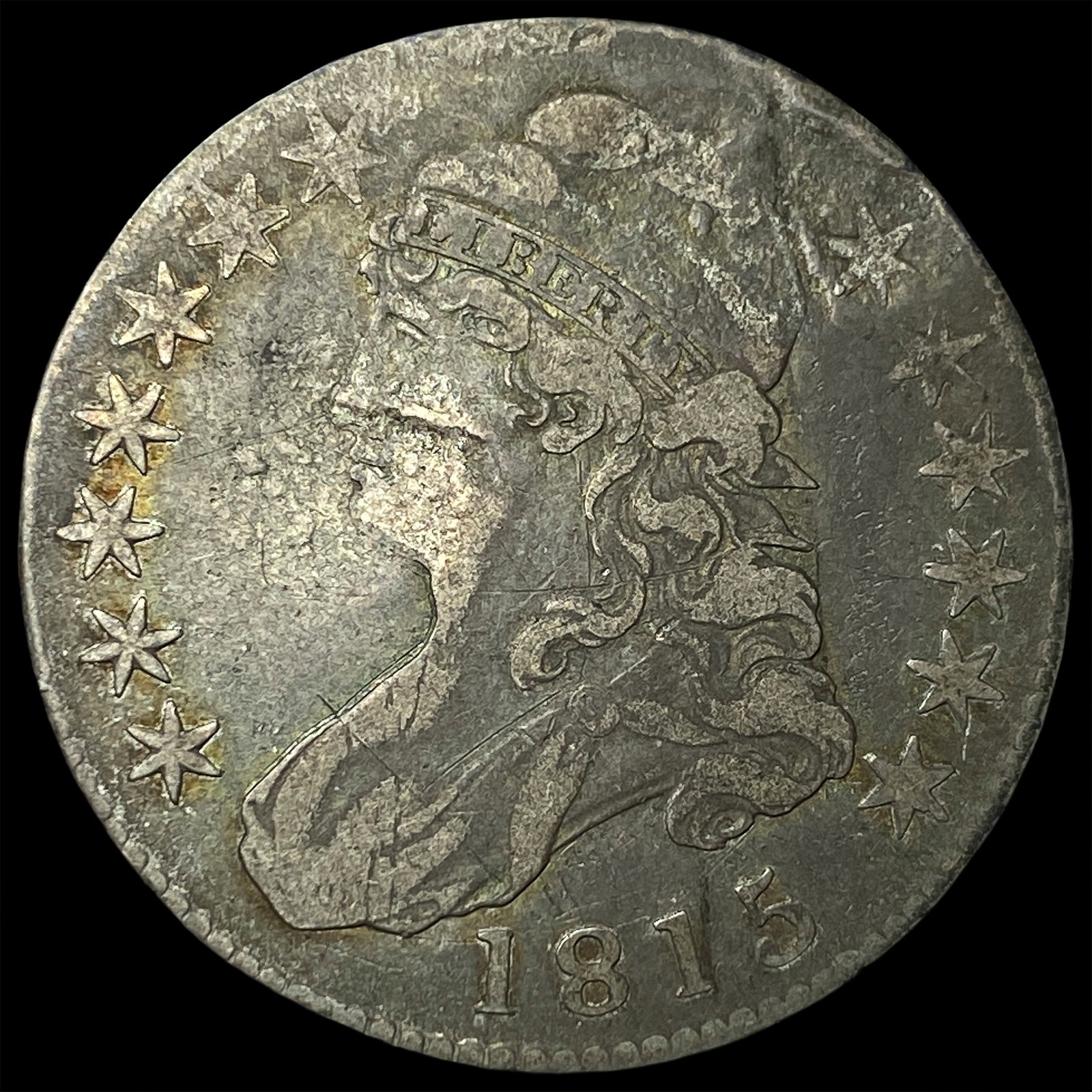 1815 Capped Bust Half Dollar LIGHTLY CIRCULATED