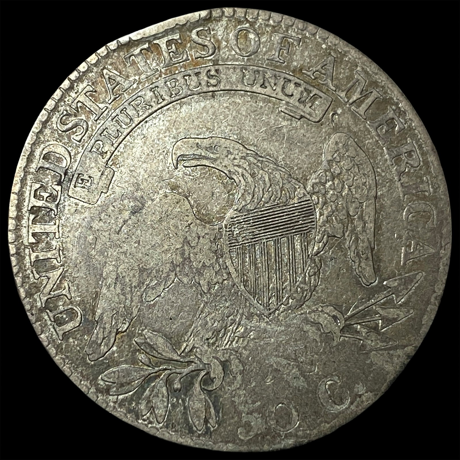 1815 Capped Bust Half Dollar LIGHTLY CIRCULATED - 2