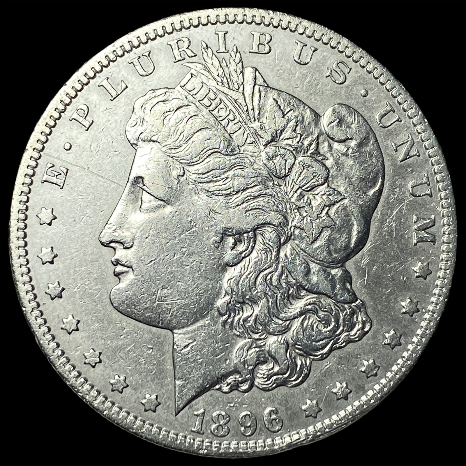 1896-S Silver Morgan Dollar CLOSELY UNCIRCULATED: 1896-S Silver Morgan Dollar CLOSELY UNCIRCULATED