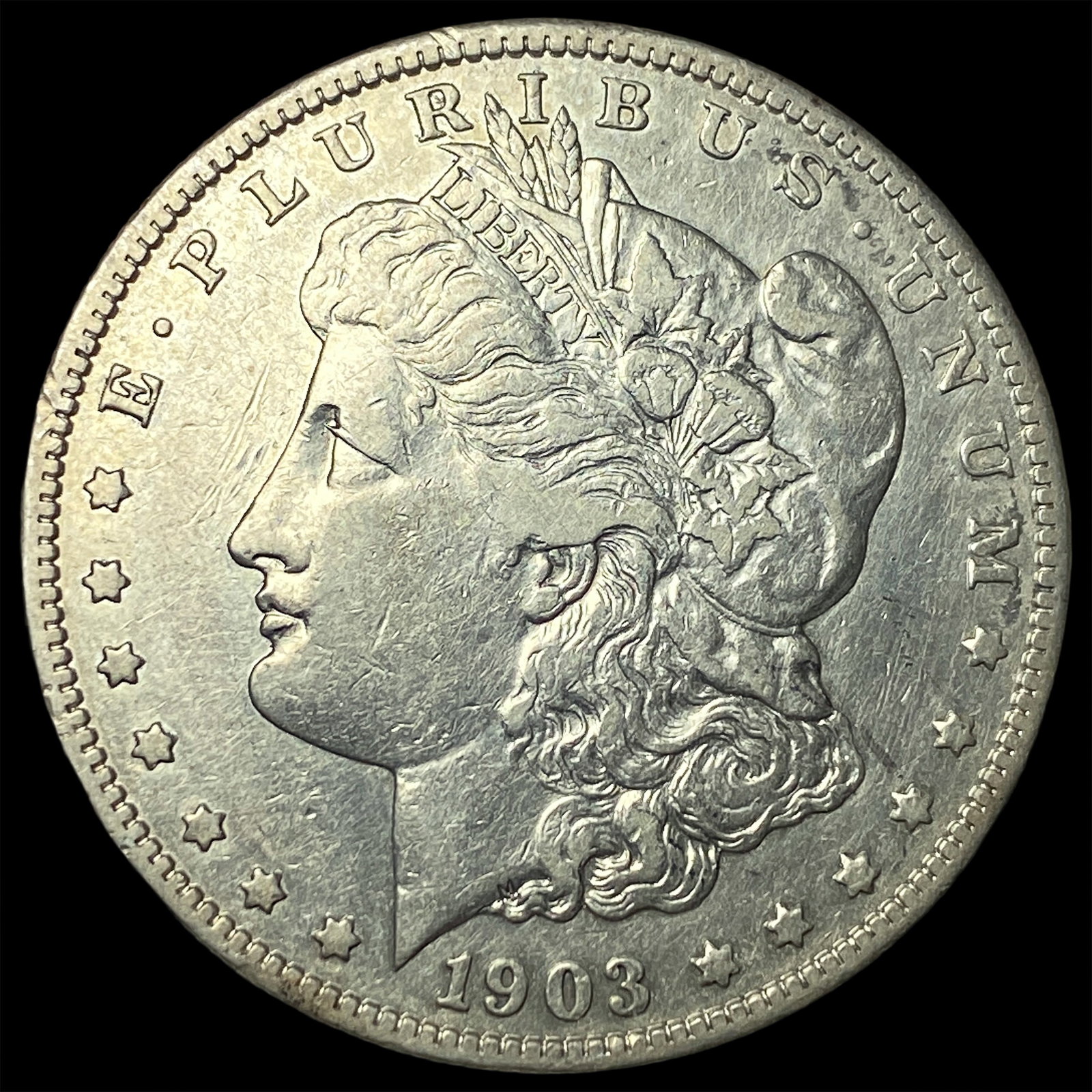 1903-S Silver Morgan Dollar NEARLY UNCIRCULATED: 1903-S Silver Morgan Dollar NEARLY UNCIRCULATED