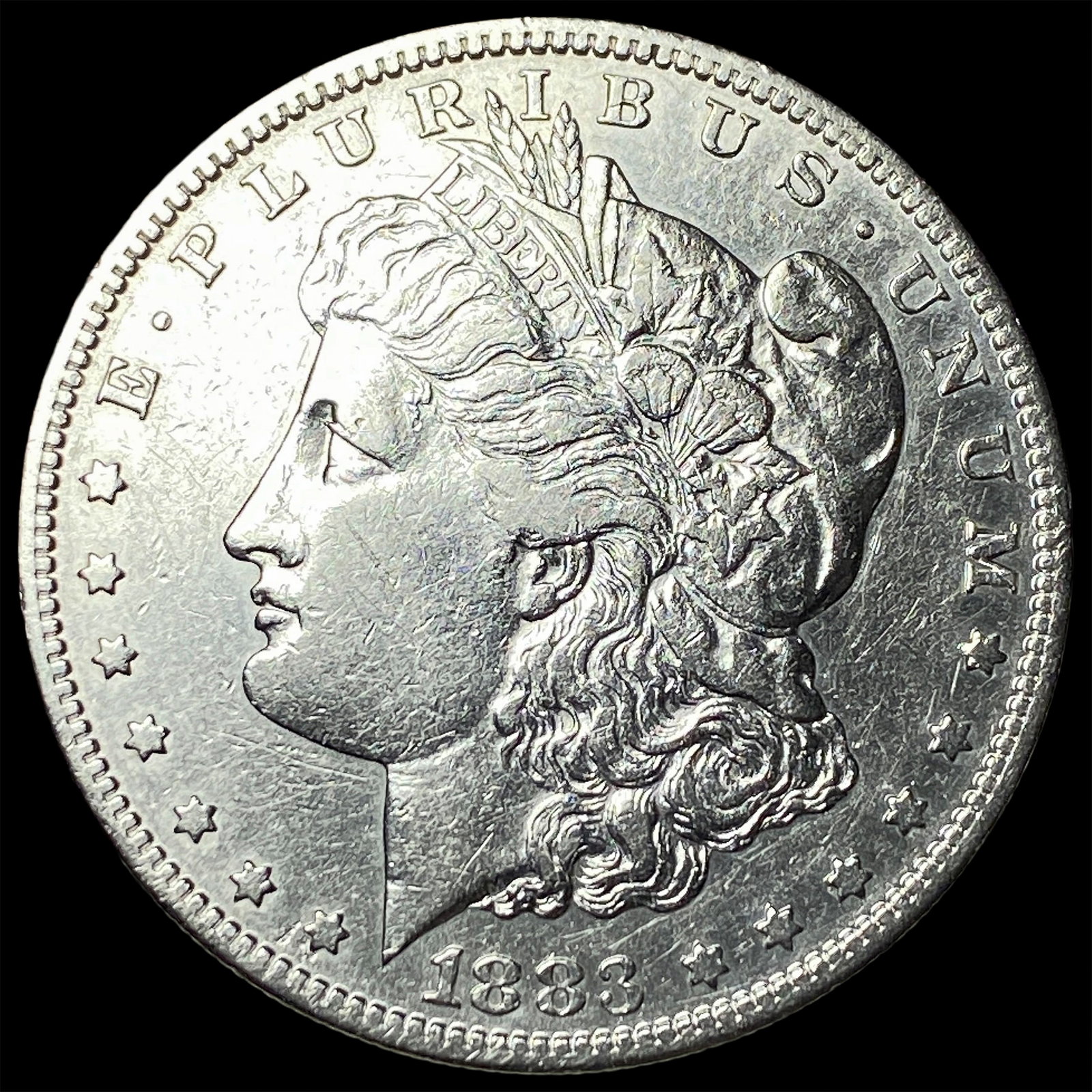 1883-S Silver Morgan Dollar CLOSELY UNCIRCULATED: 1883-S Silver Morgan Dollar CLOSELY UNCIRCULATED