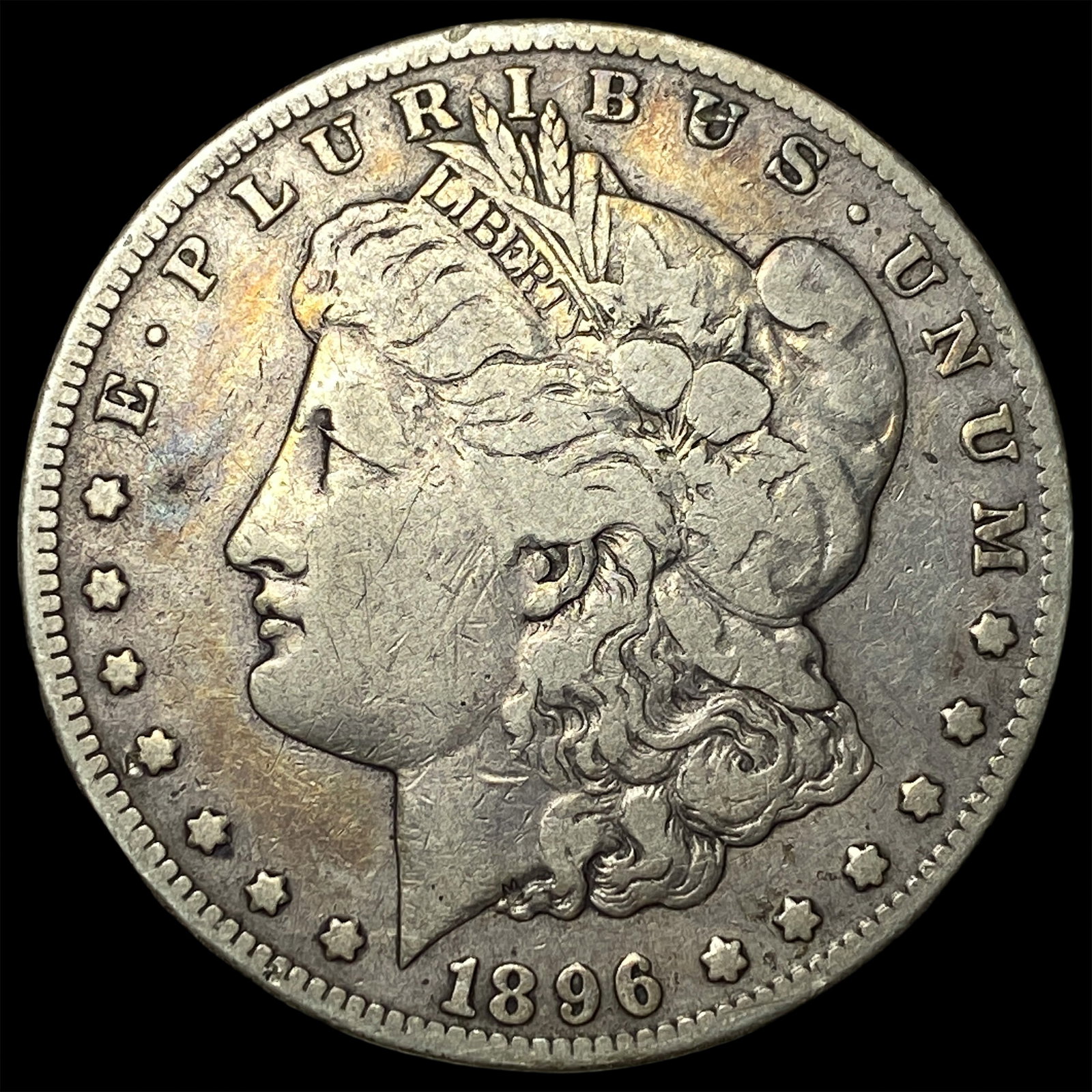 1896-S Silver Morgan Dollar NEARLY UNCIRCULATED: 1896-S Silver Morgan Dollar NEARLY UNCIRCULATED