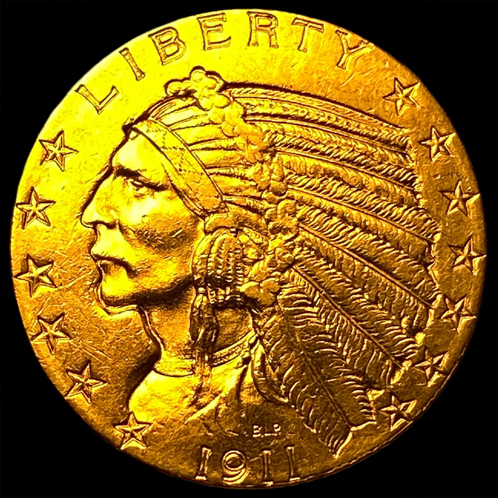 1911 Indian Head Half Eagle $5 Gold UNCIRCULATED (1 of 2)