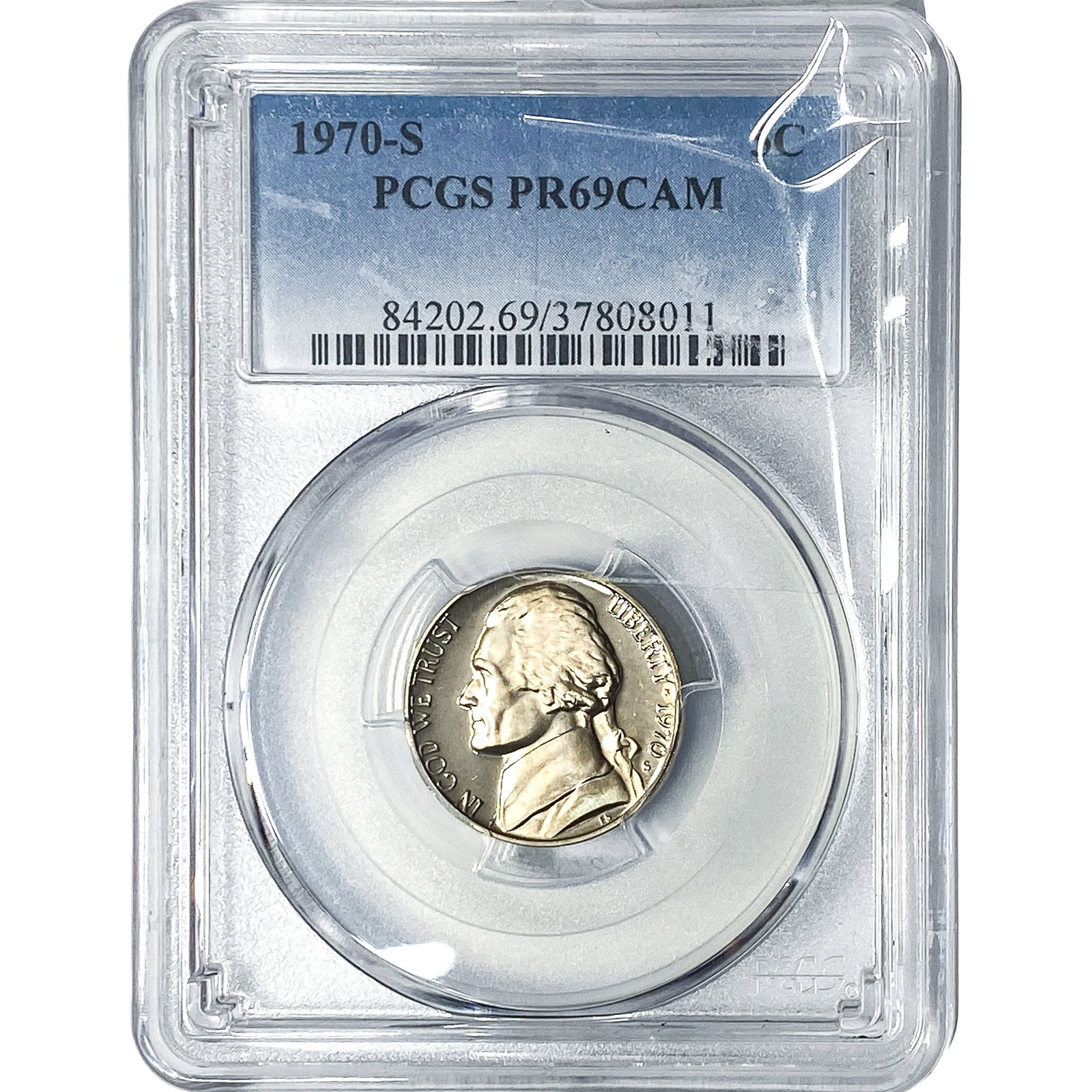 1970-S Jefferson Nickel PCGS PR69 CAM (1 of 2)