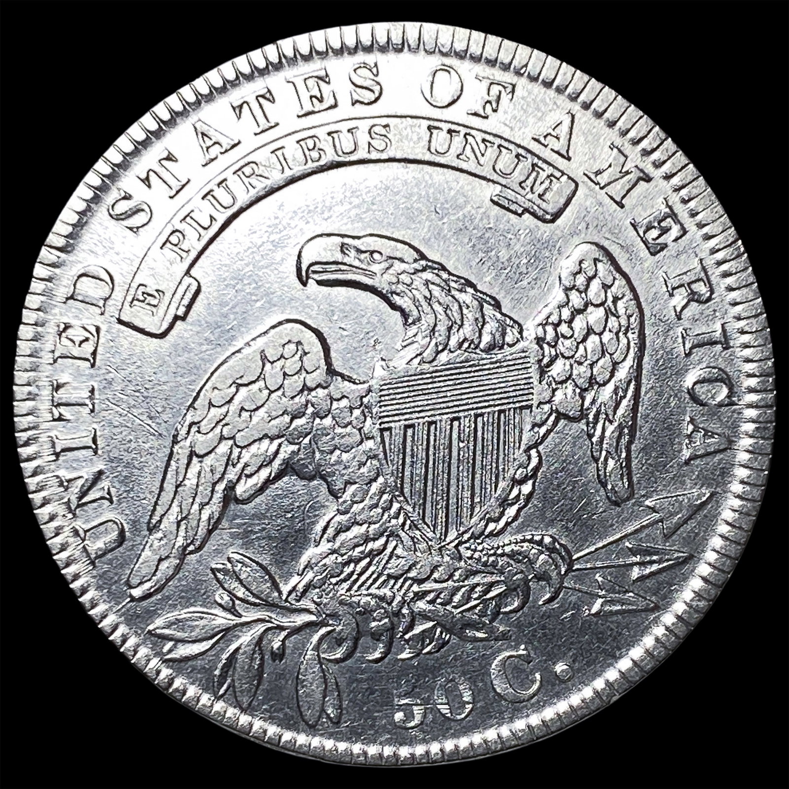 1834 Capped Bust Half Dollar UNCIRCULATED - 2
