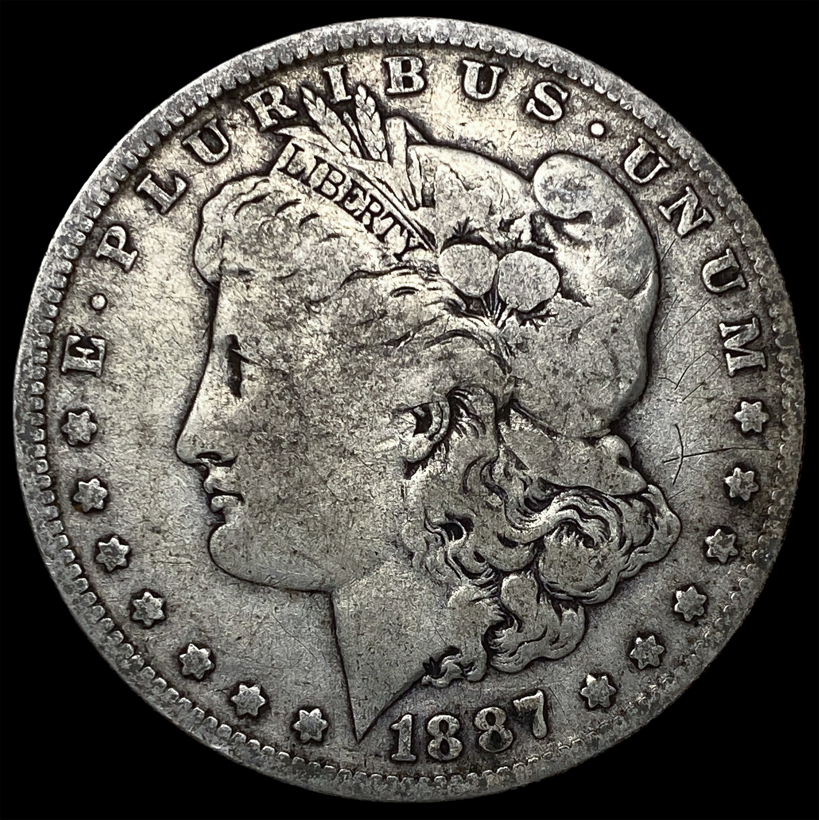 1887-O Silver Morgan Dollar LIGHTLY CIRCULATED: 1887-O Silver Morgan Dollar LIGHTLY CIRCULATED