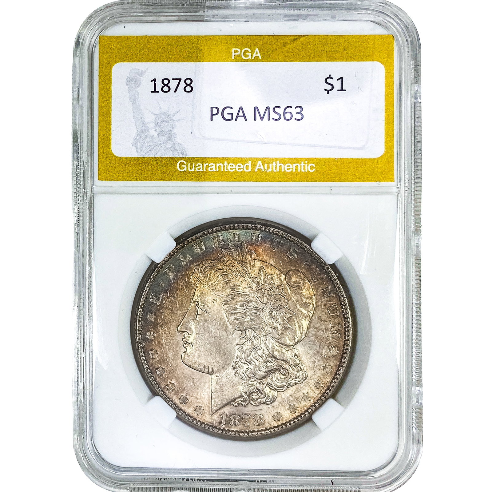 1878 Morgan Silver Dollar PGA MS63