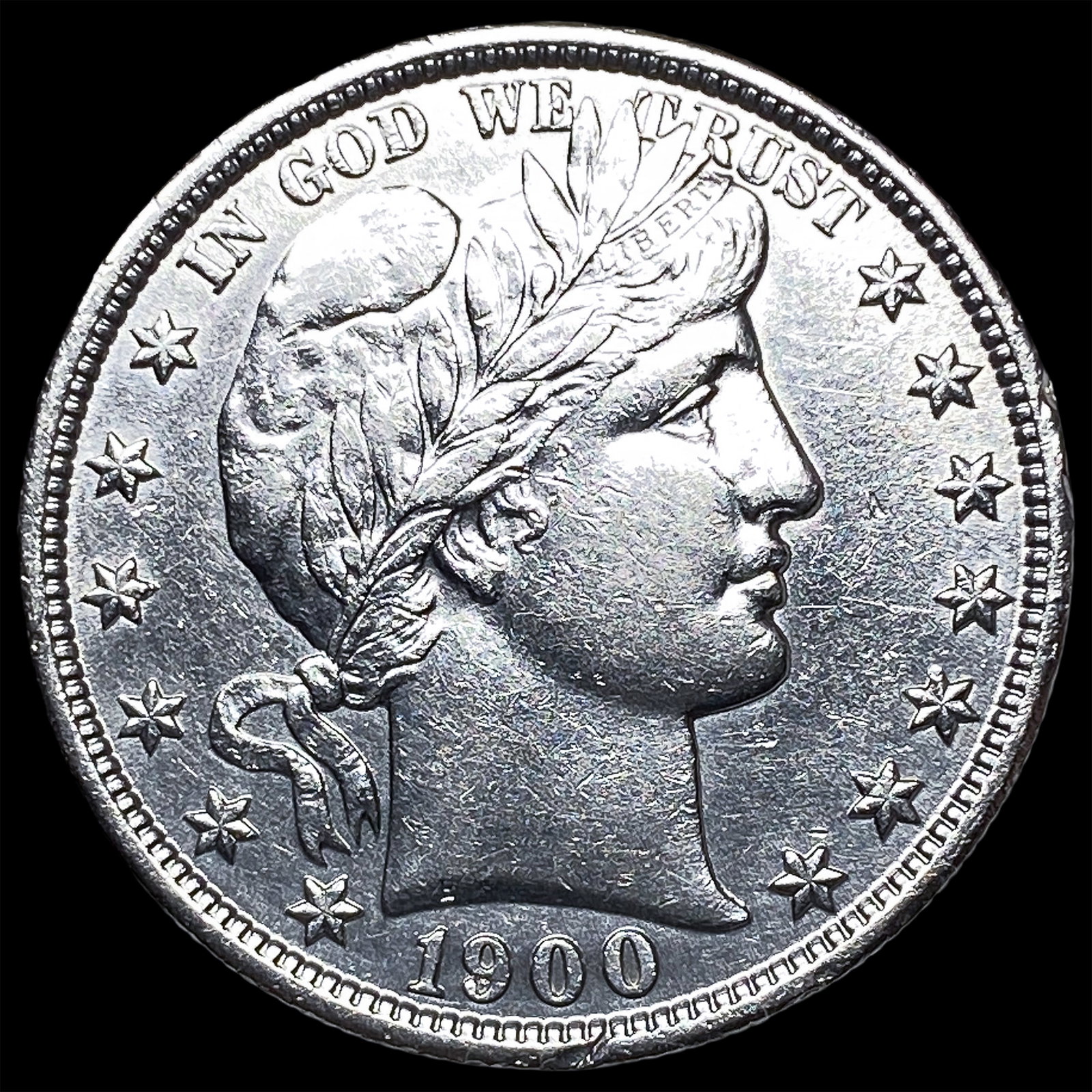 1900 Silver Barber Half Dollar UNCIRCULATED: 1900 Silver Barber Half Dollar UNCIRCULATED