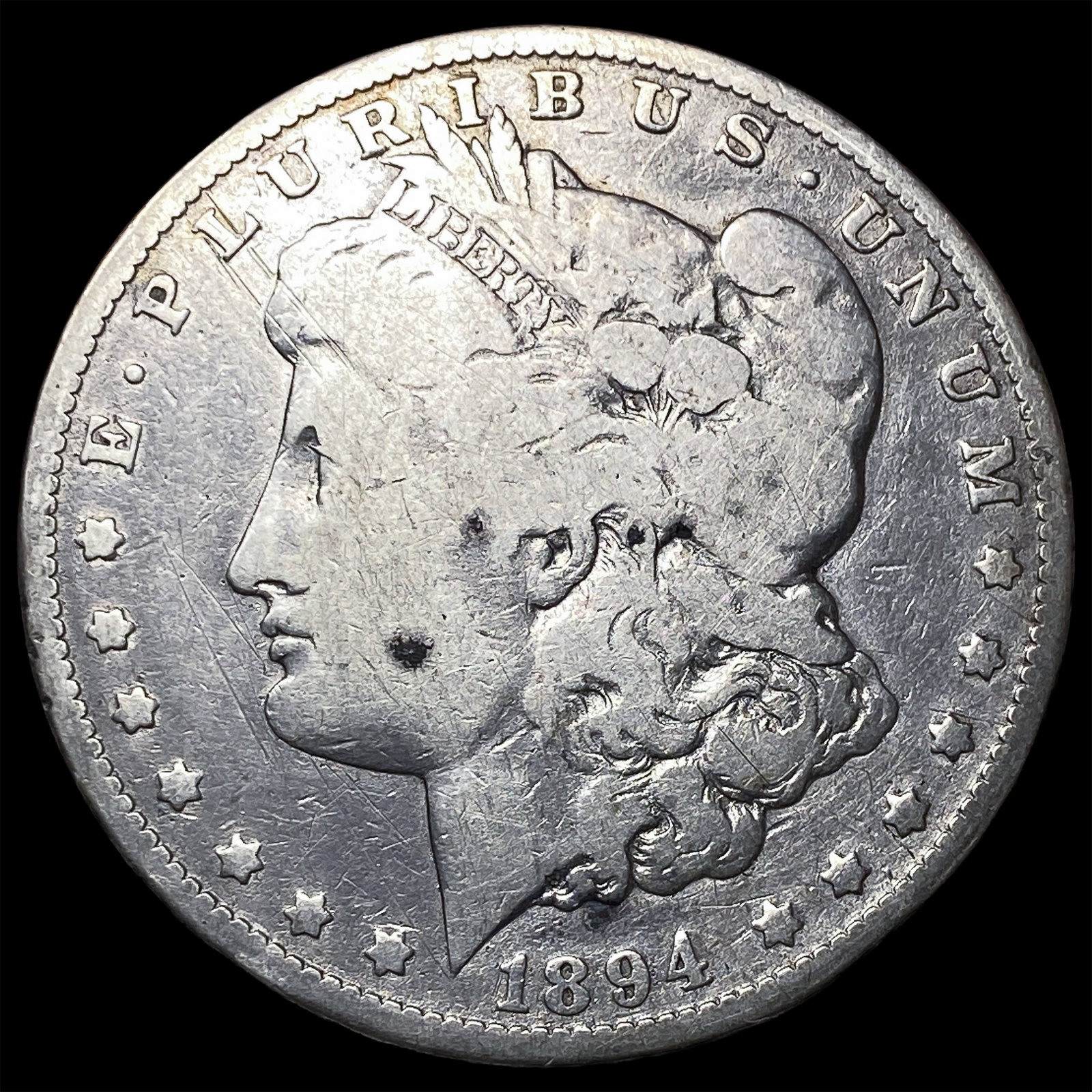 1894-O Silver Morgan Dollar NICELY CIRCULATED: 1894-O Silver Morgan Dollar NICELY CIRCULATED