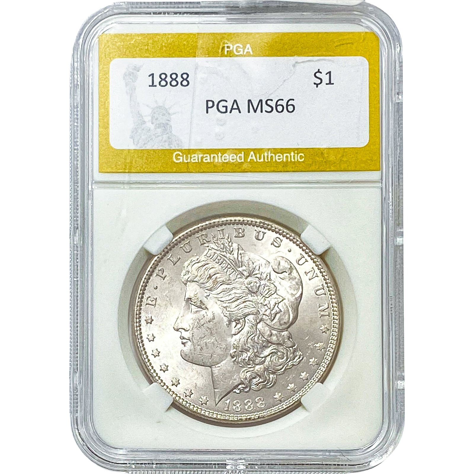 1888 Morgan Silver Dollar PGA MS66: 1888 Morgan Silver Dollar PGA MS66