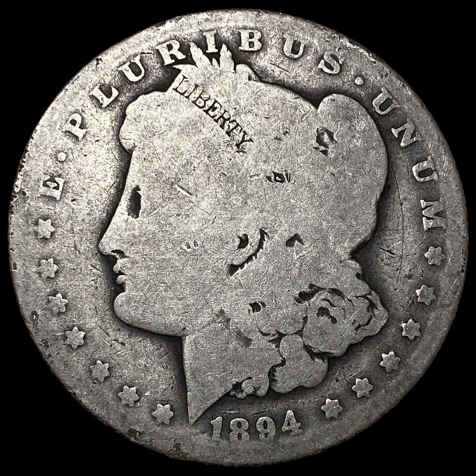 1894-O Silver Morgan Dollar NICELY CIRCULATED: 1894-O Silver Morgan Dollar NICELY CIRCULATED