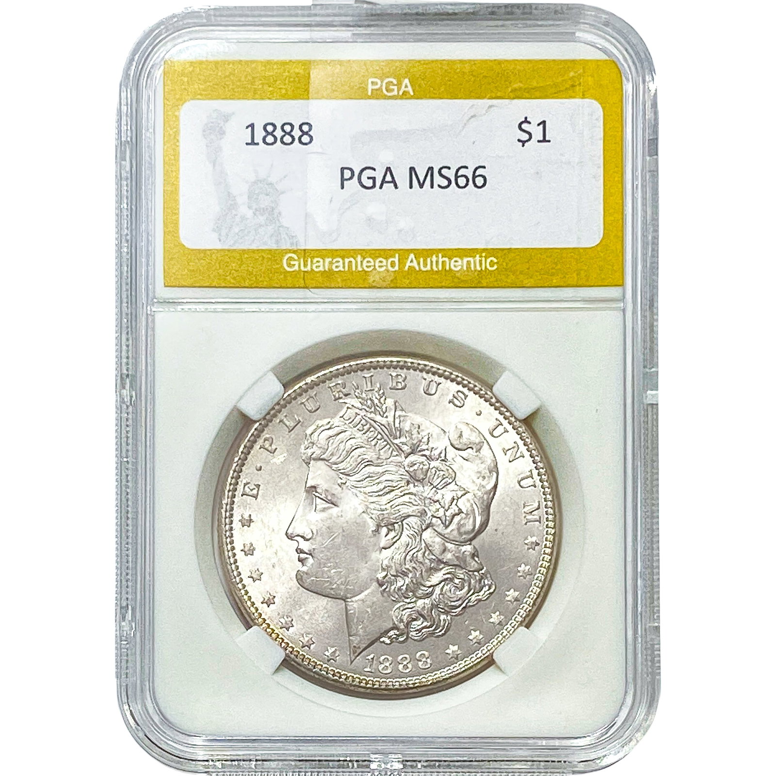 1888 Morgan Silver Dollar PGA MS66: 1888 Morgan Silver Dollar PGA MS66