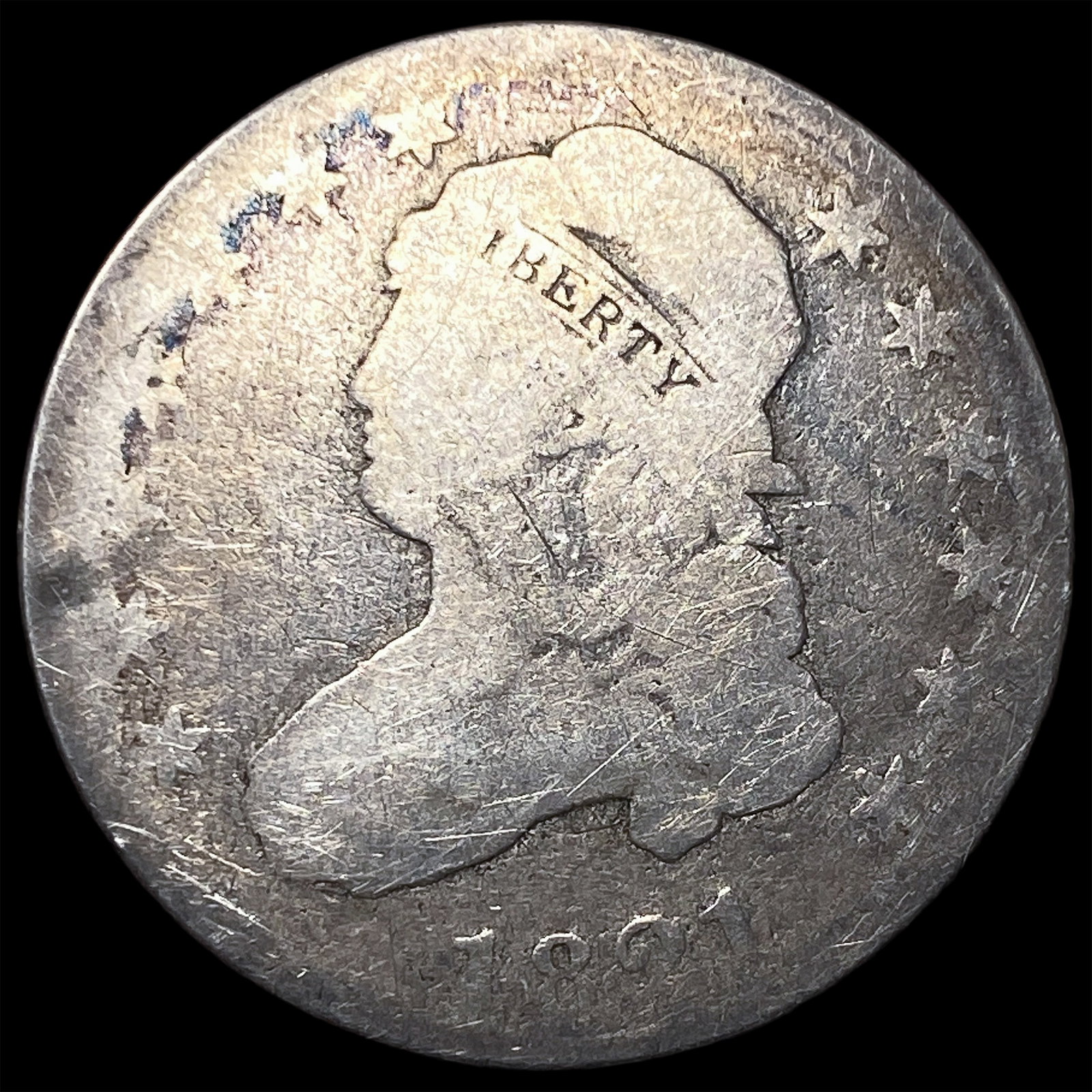 1801 Draped Bust Silver Dollar NICELY CIRCULATED (1 of 2)
