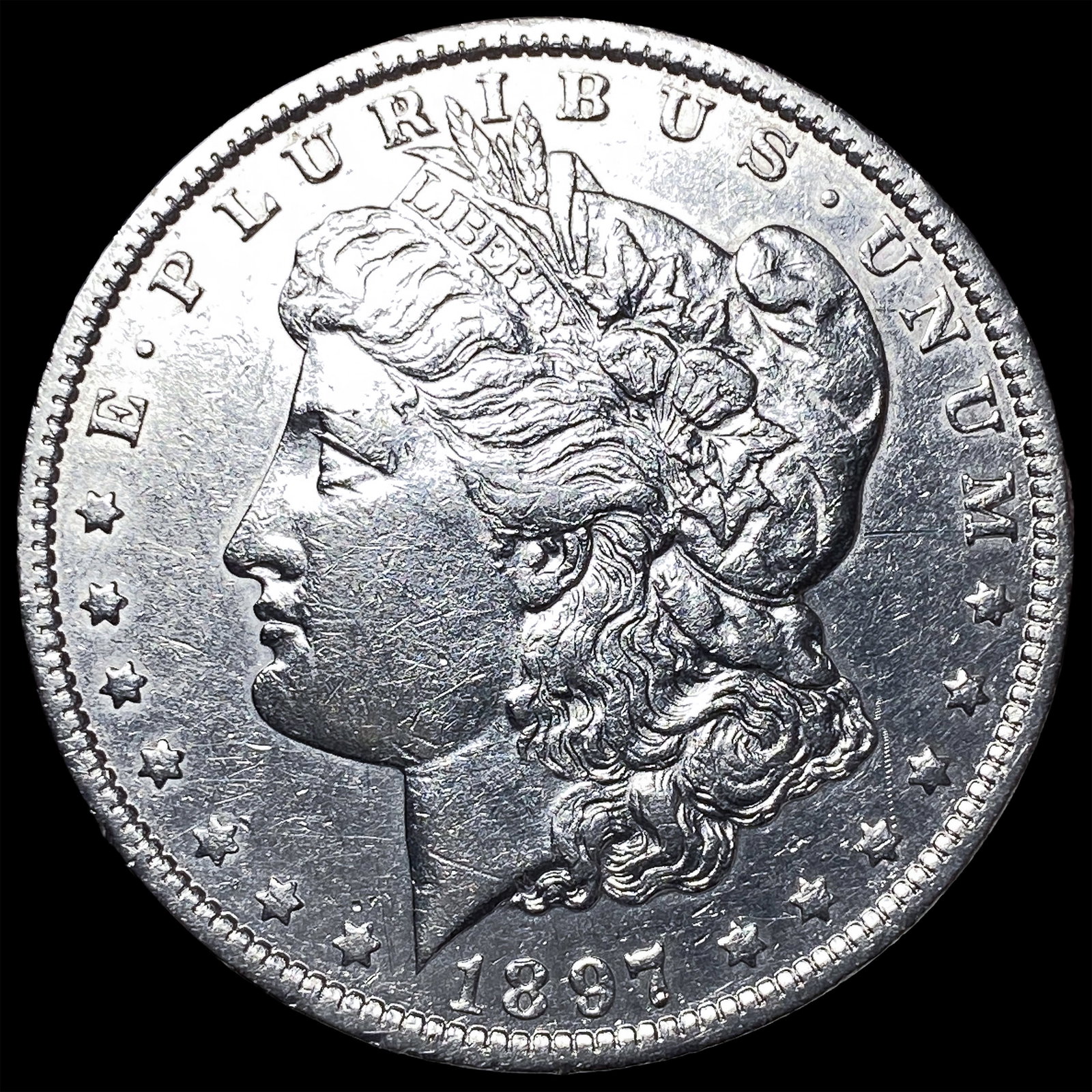 1897-O Silver Morgan Dollar CLOSELY UNCIRCULATED: 1897-O Silver Morgan Dollar CLOSELY UNCIRCULATED