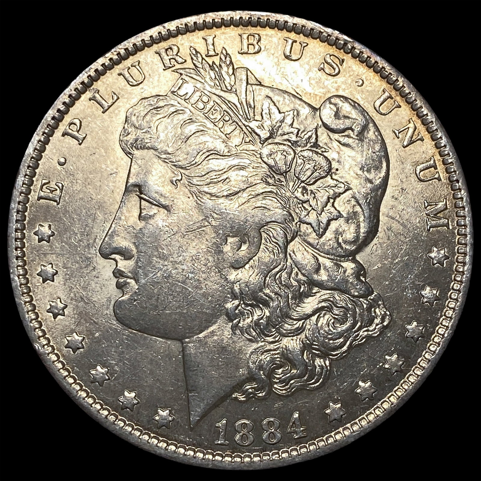 1884-O Silver Morgan Dollar CHOICE AU: 1884-O Silver Morgan Dollar CHOICE AU