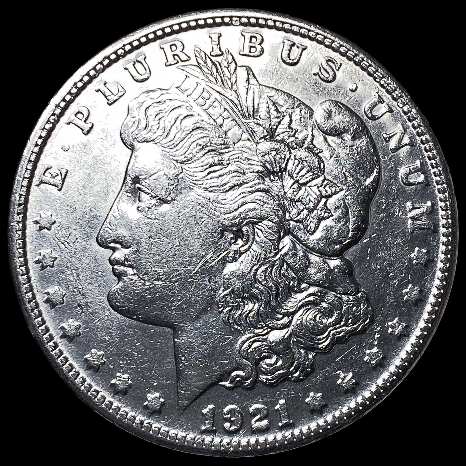 1921 Silver Morgan Dollar CLOSELY UNCIRCULATED: 1921 Silver Morgan Dollar CLOSELY UNCIRCULATED
