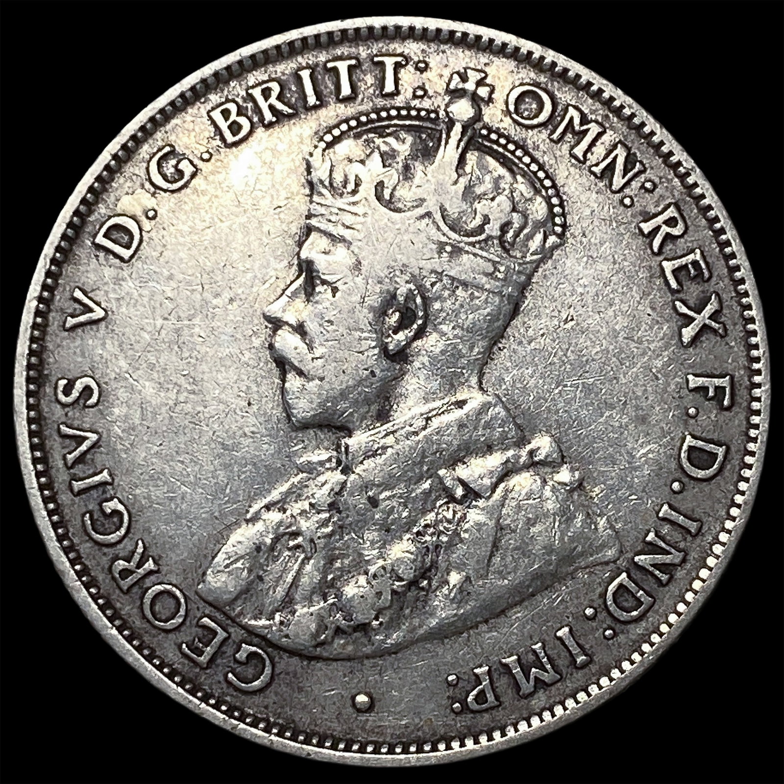 1935 Silver Florin Australia NEARLY UNCIRCULATED: 1935 Silver Florin Australia NEARLY UNCIRCULATED
