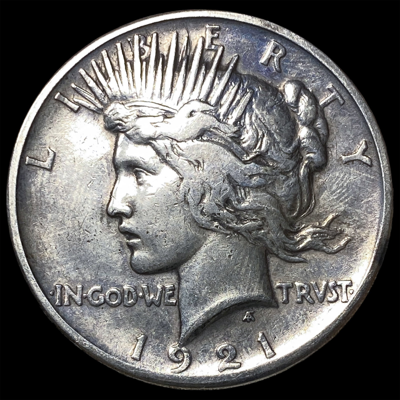 1921 Silver Peace Dollar NEARLY UNCIRCULATED: 1921 Silver Peace Dollar NEARLY UNCIRCULATED