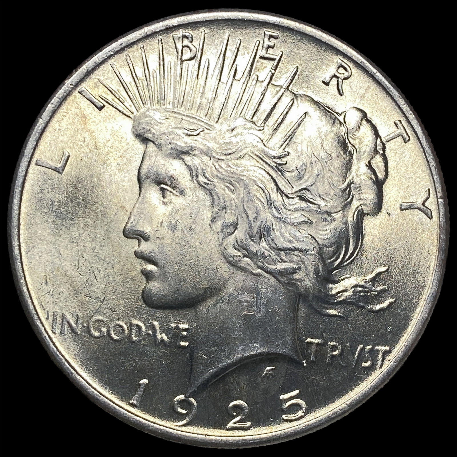 1925 Peace Silver Dollar GEM BU: 1925 Peace Silver Dollar GEM BU